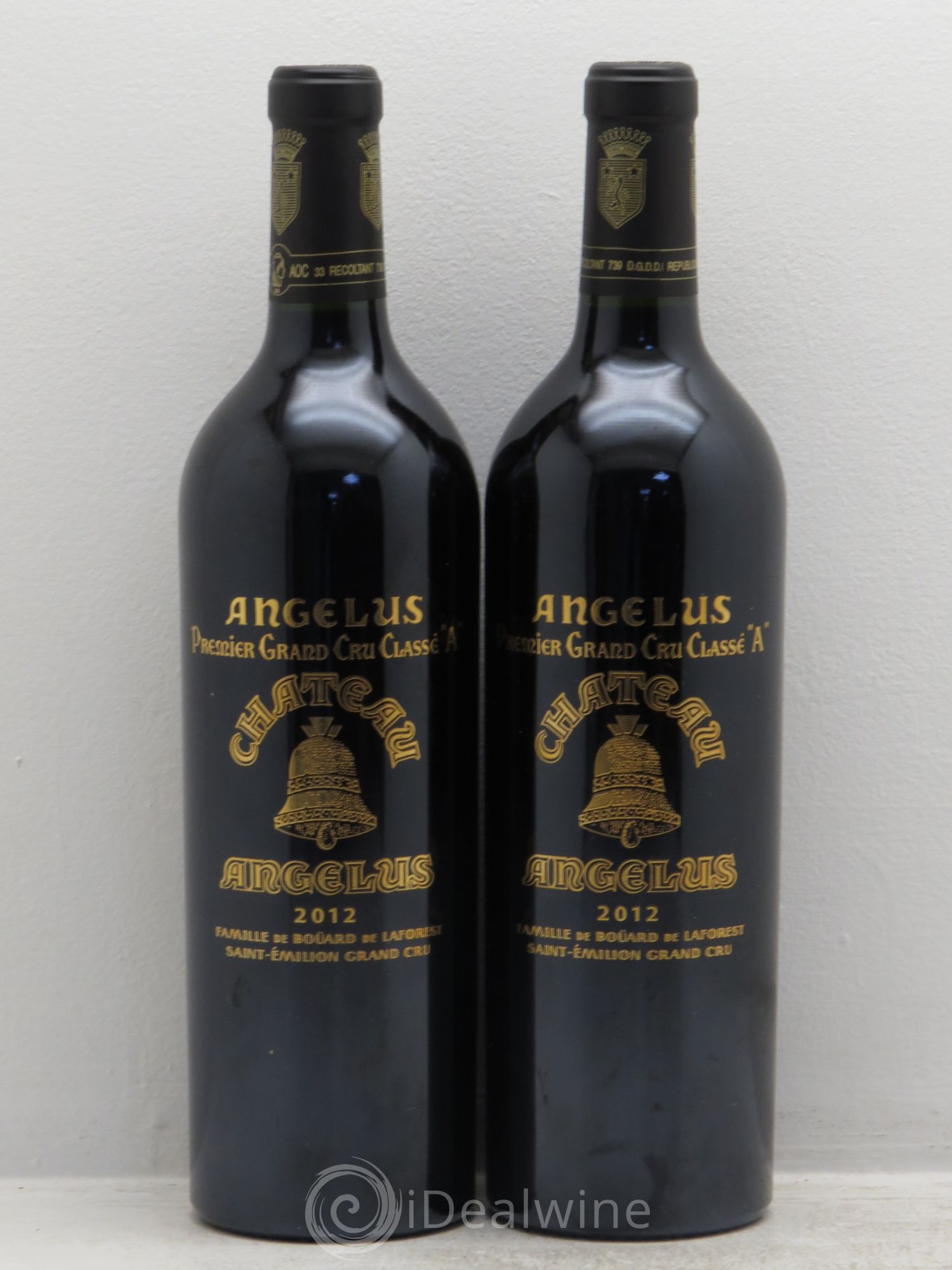 Château Angélus 1er Grand Cru Classé A 2012 - Lot de 2 bouteilles - 0