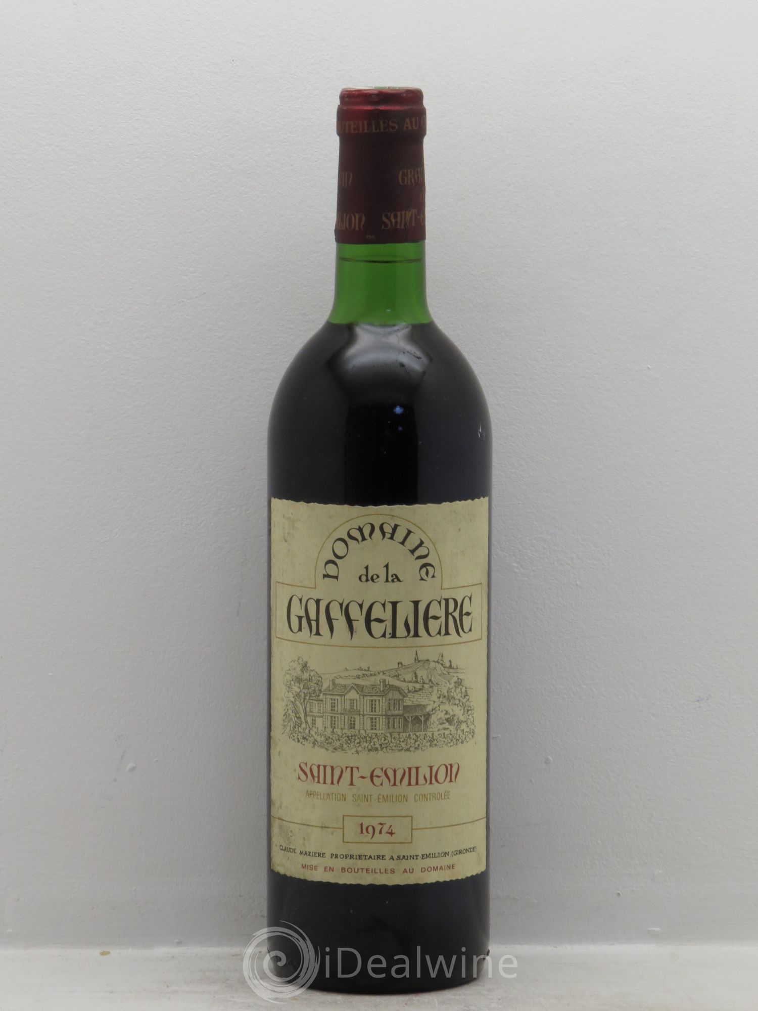 Saint-Émilion Domaine de la Gaffelière 1974 - Lot de 1 bouteille - 0