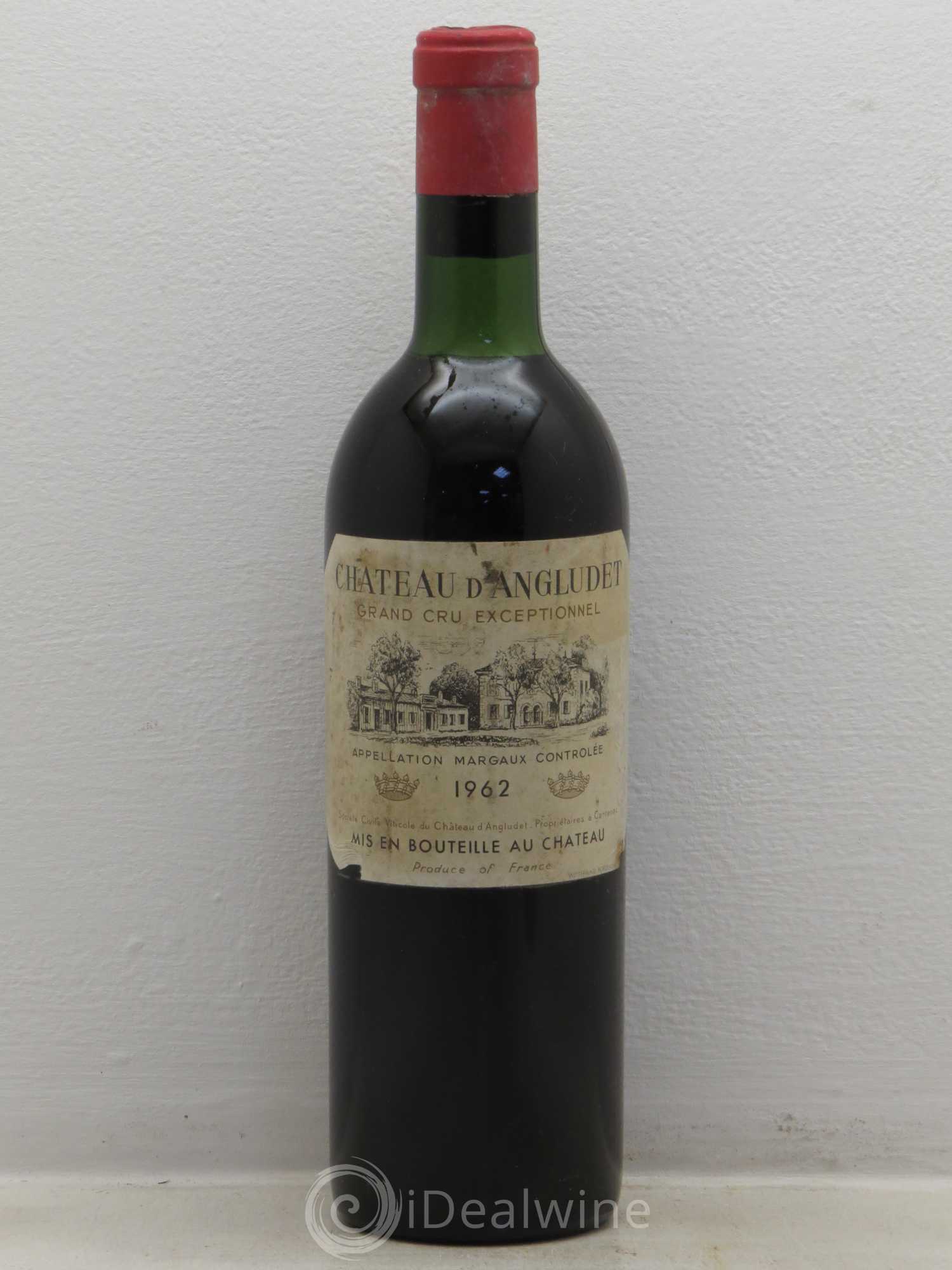 Château d' Angludet Cru Bourgeois 1962 - Lot de 1 bouteille - 0