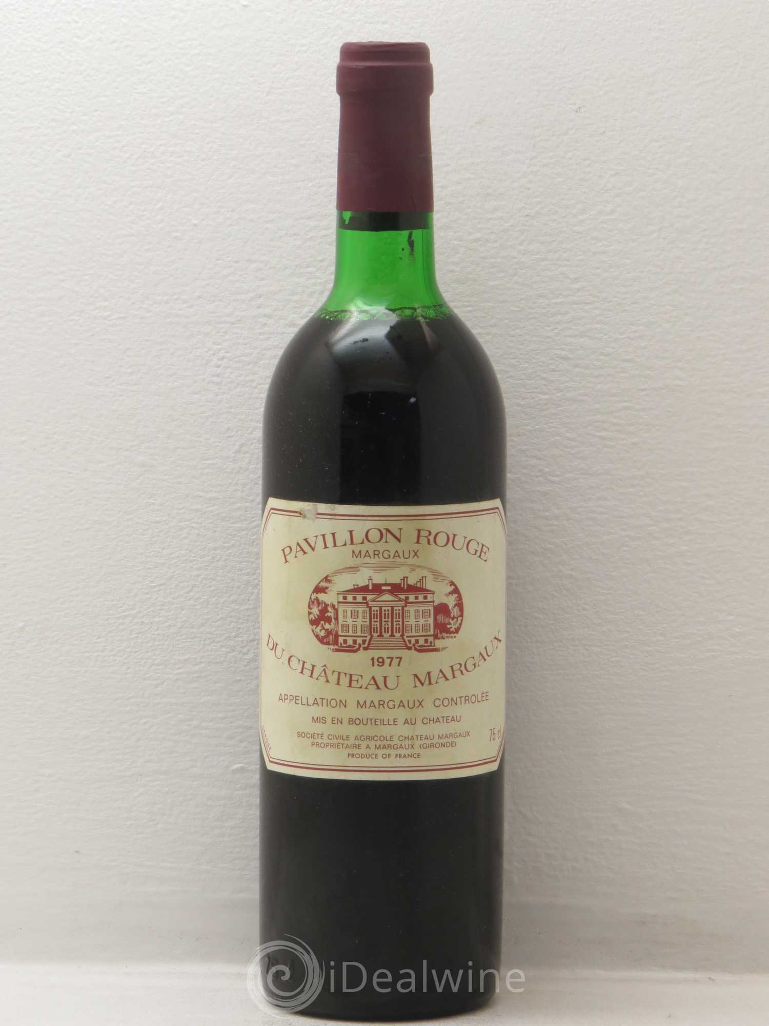 Pavillon Rouge du Château Margaux Second Vin 1977 - Lot de 1 bouteille - 0