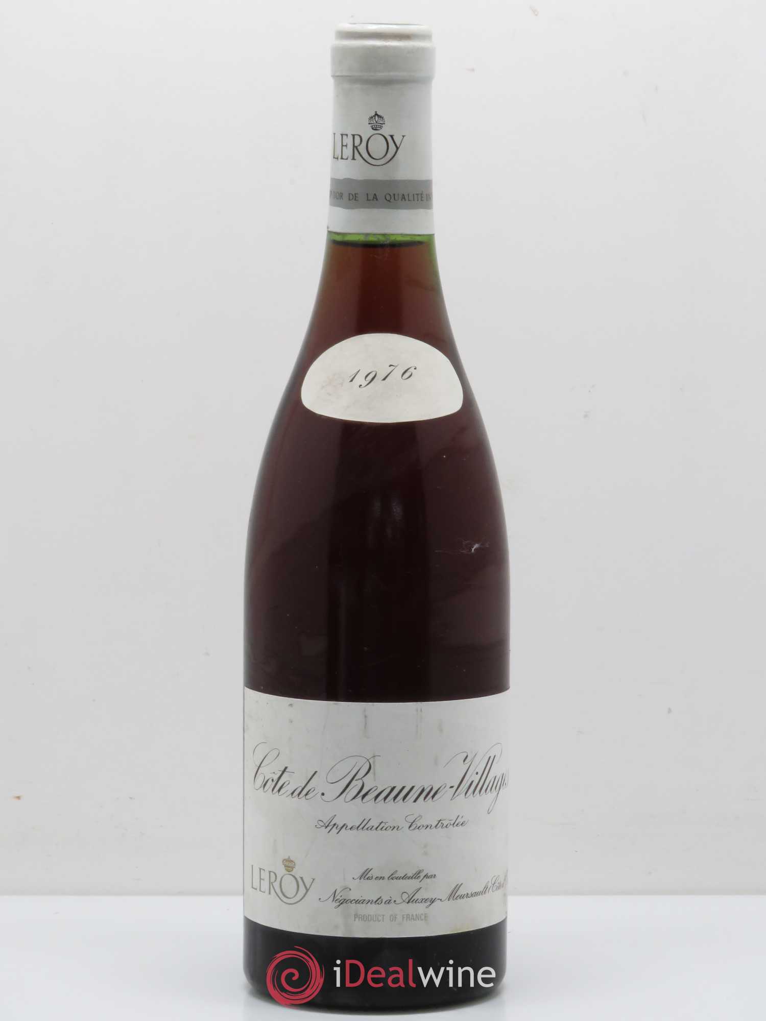 Côte de Beaune-Villages Leroy SA 1976 - Lot de 1 bouteille - 0