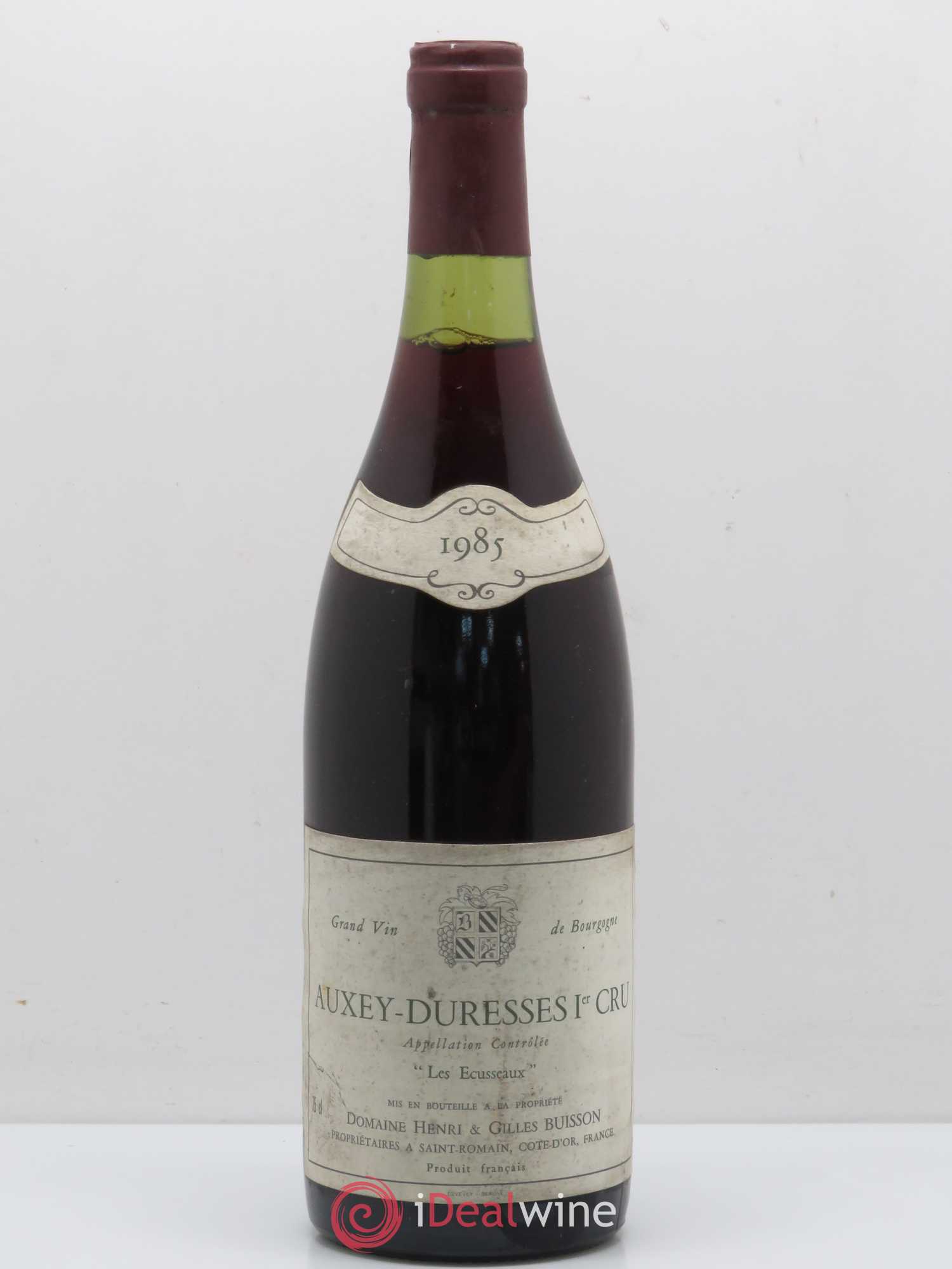 Auxey-Duresses 1er Cru Les Ecusseaux Henry et Gilles Buisson 1985 - Lotto di 1 bottiglia - 0