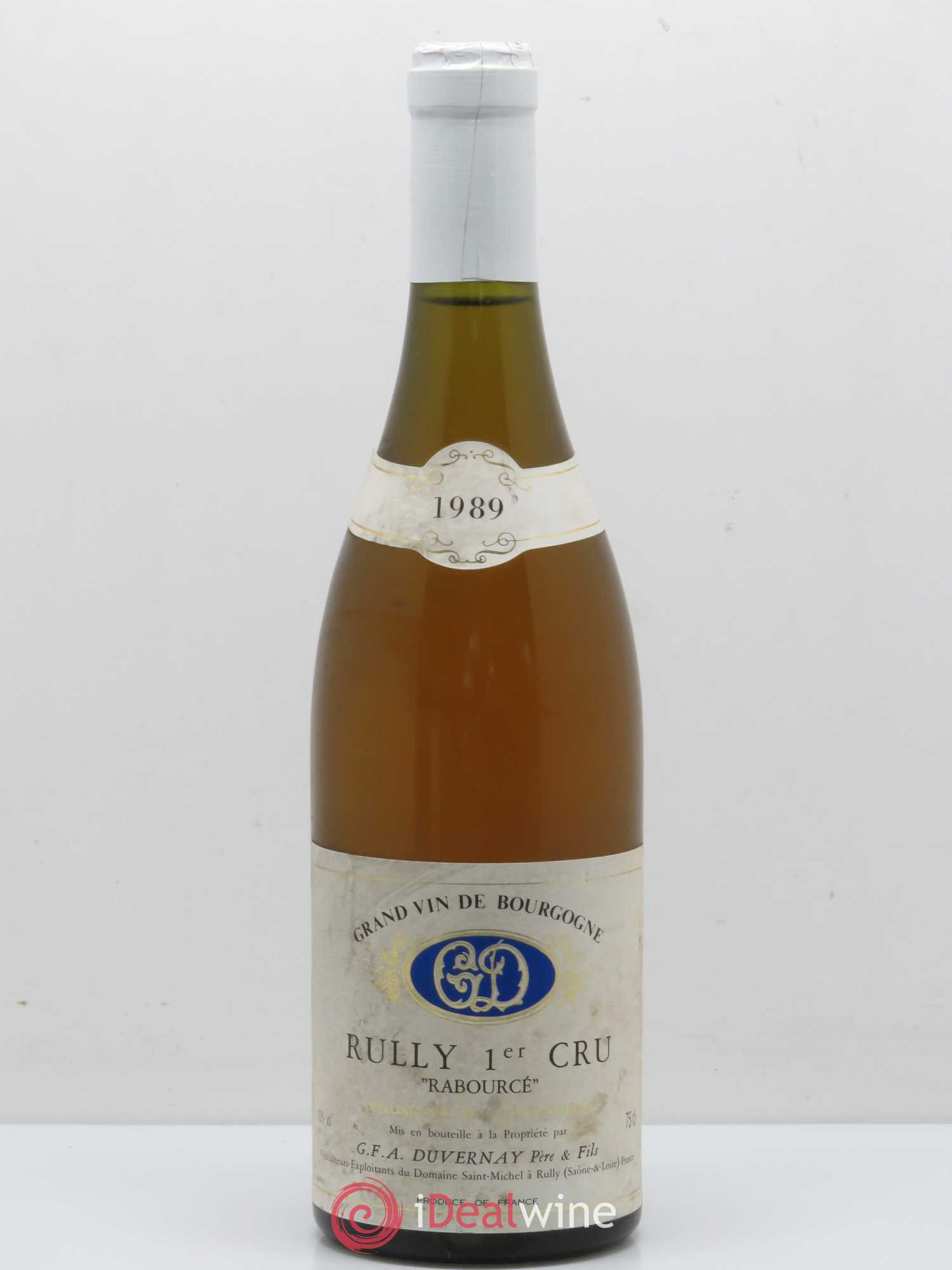 Rully 1er Cru Rabource Duvernay 1989 - Lot of 1 bottle - 0