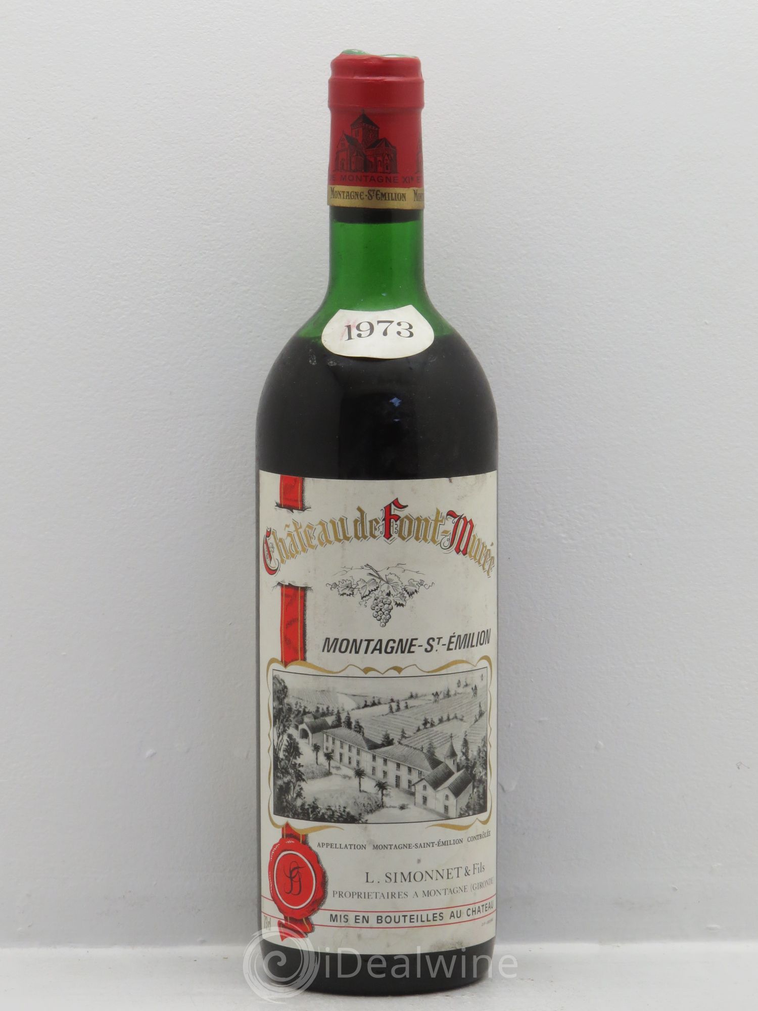 Montagne Saint-Émilion Château Front de Murée (Sans prix de réserve) 1973 - Posten von 1 Flasche - 0
