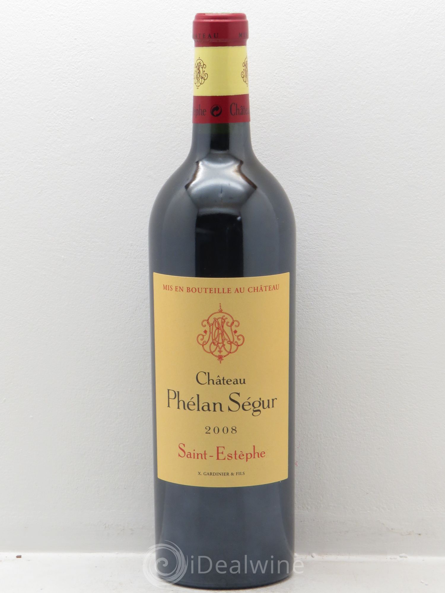 Château Phélan Ségur 2008 - Lot de 6 bouteilles - 0