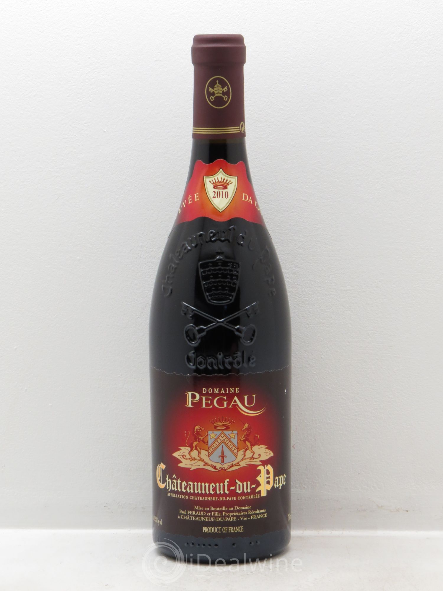 Châteauneuf-du-Pape Domaine du Pégau Cuvée Da Capo Paul et Laurence Féraud 2010 - Lot de 1 bouteille - 0