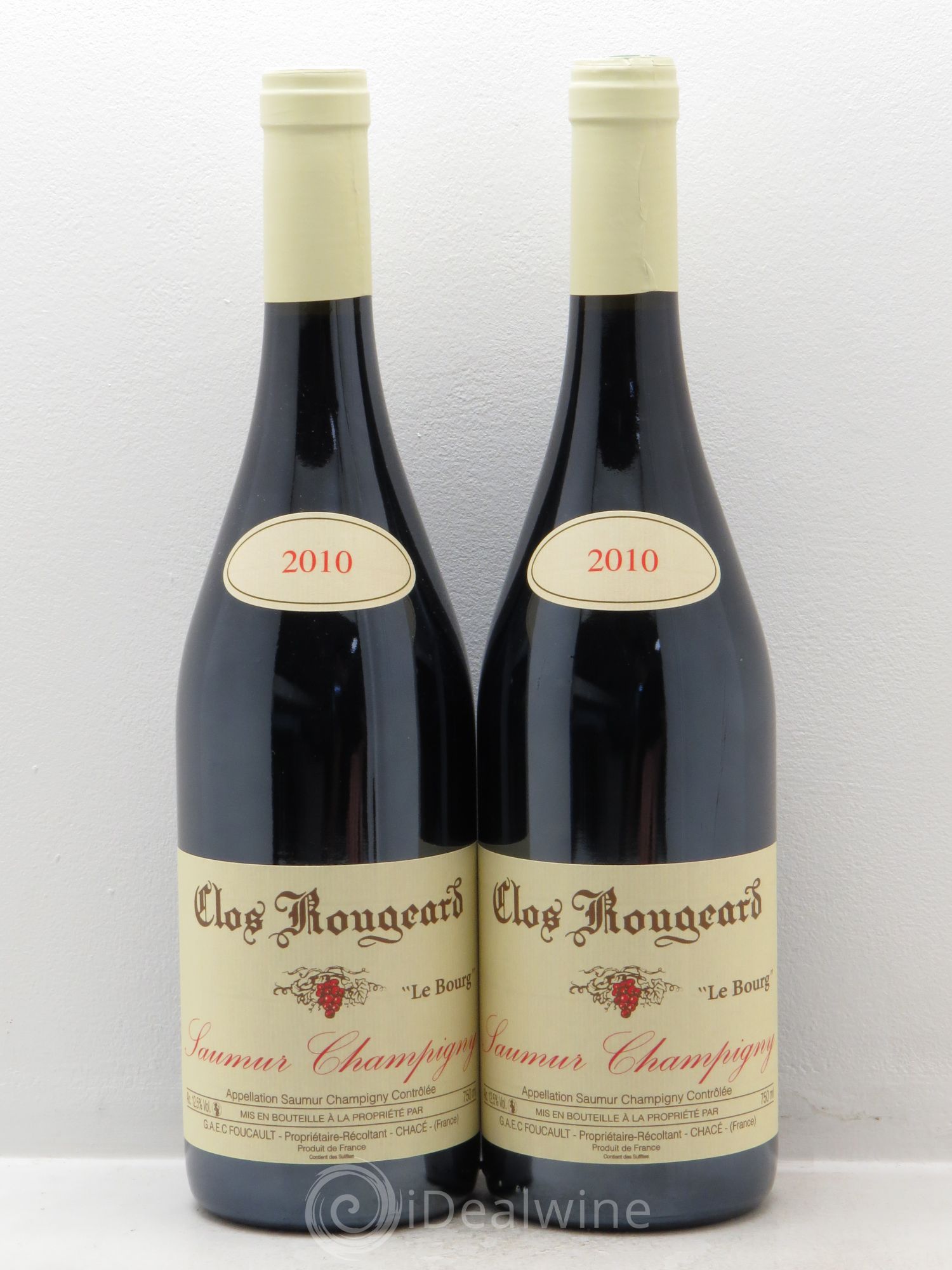 Saumur-Champigny Le Bourg Clos Rougeard 2010 - Lot de 2 bouteilles - 0