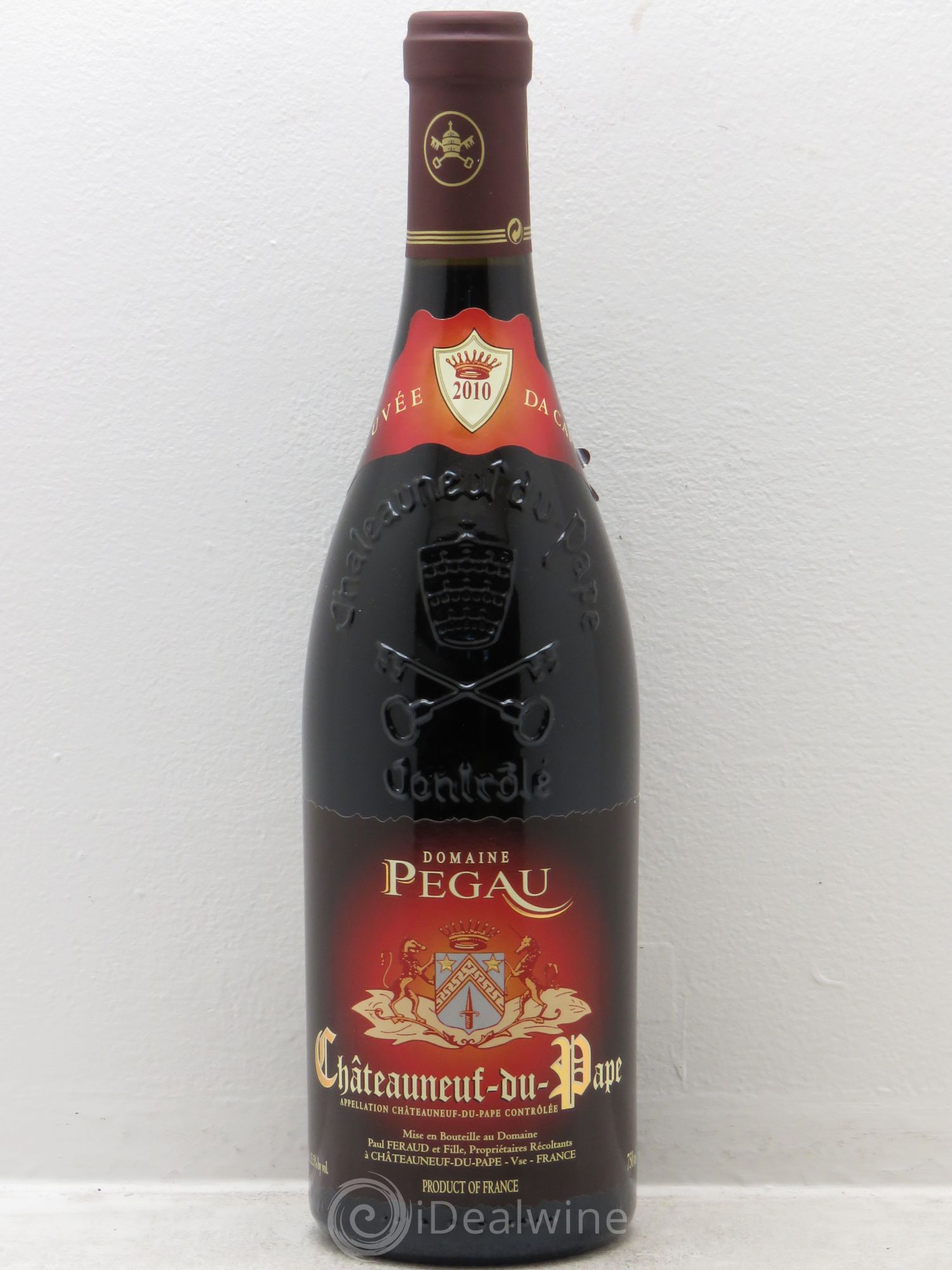 Châteauneuf-du-Pape Domaine du Pégau Cuvée Da Capo Paul et Laurence Féraud 2010 - Lot de 1 bouteille - 0