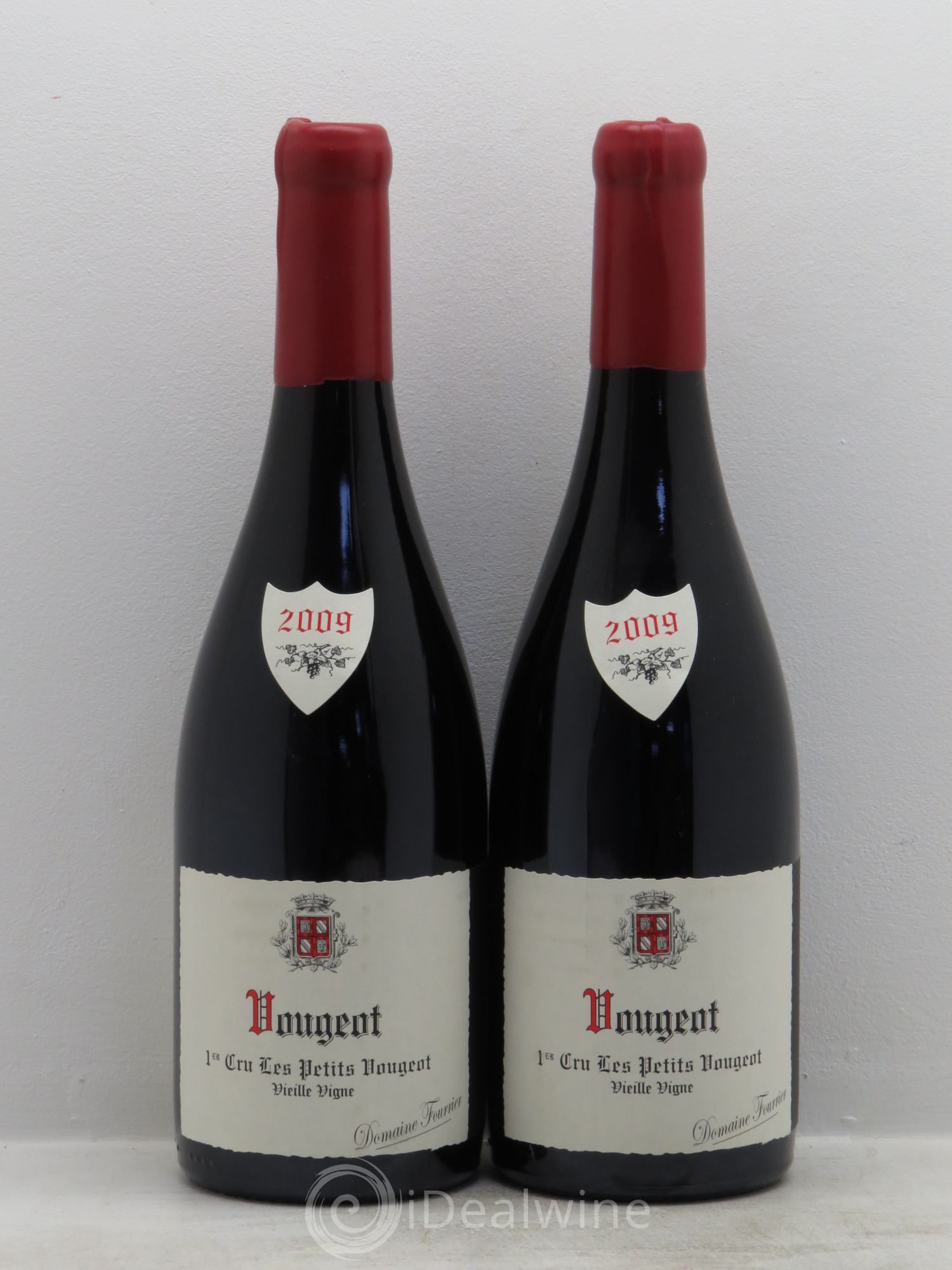Vougeot 1er Cru Les Petits Vougeots - Domaine Fourrier 2009 - Posten von 2 Flaschen - 0