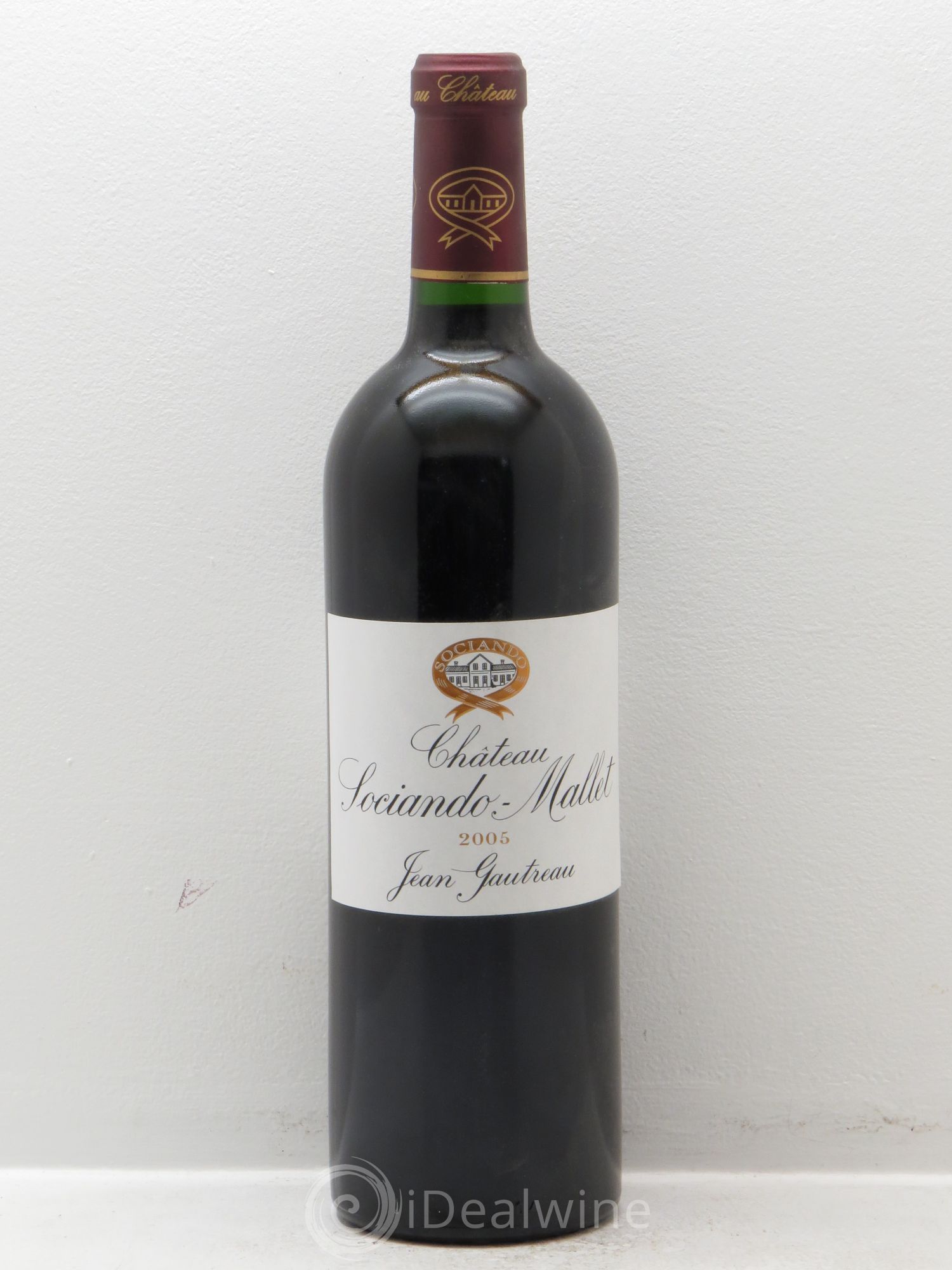 Château Sociando Mallet 2005 - Lot de 1 bouteille - 0