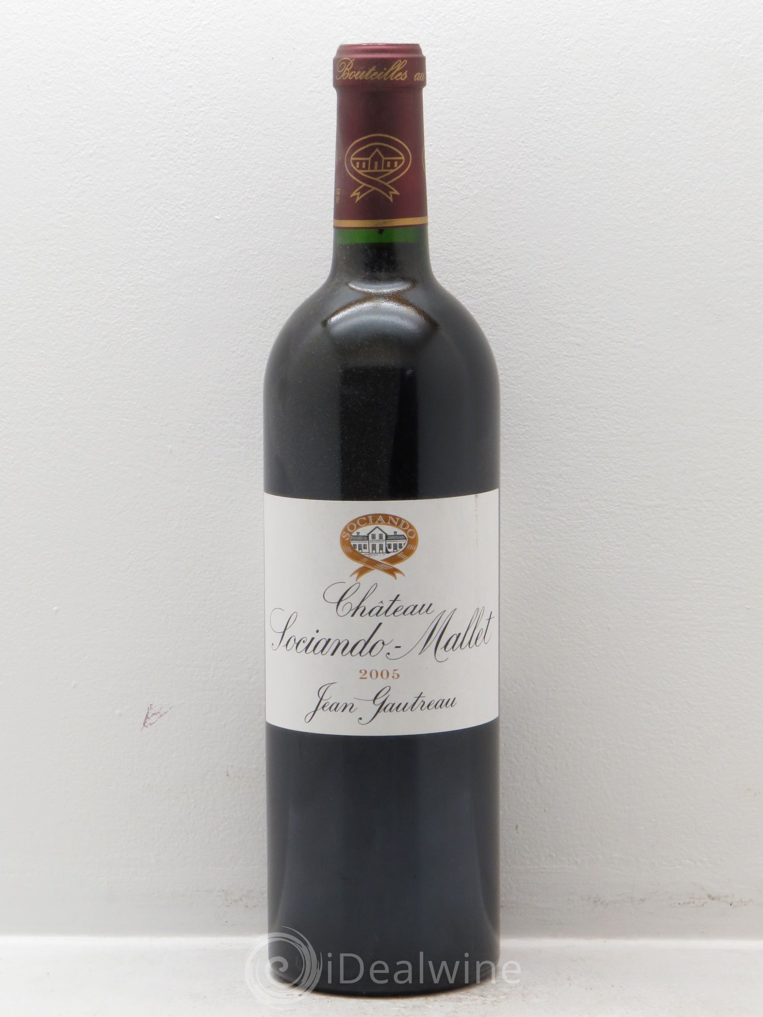 Château Sociando Mallet 2005 - Lot de 1 bouteille - 0