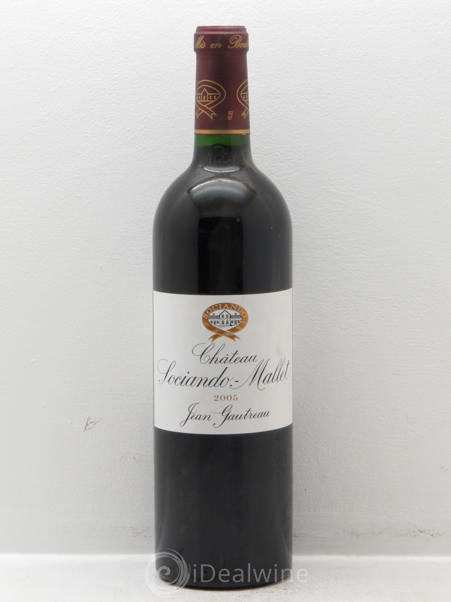 Château Sociando Mallet 2005 - Lot de 1 bouteille - 0