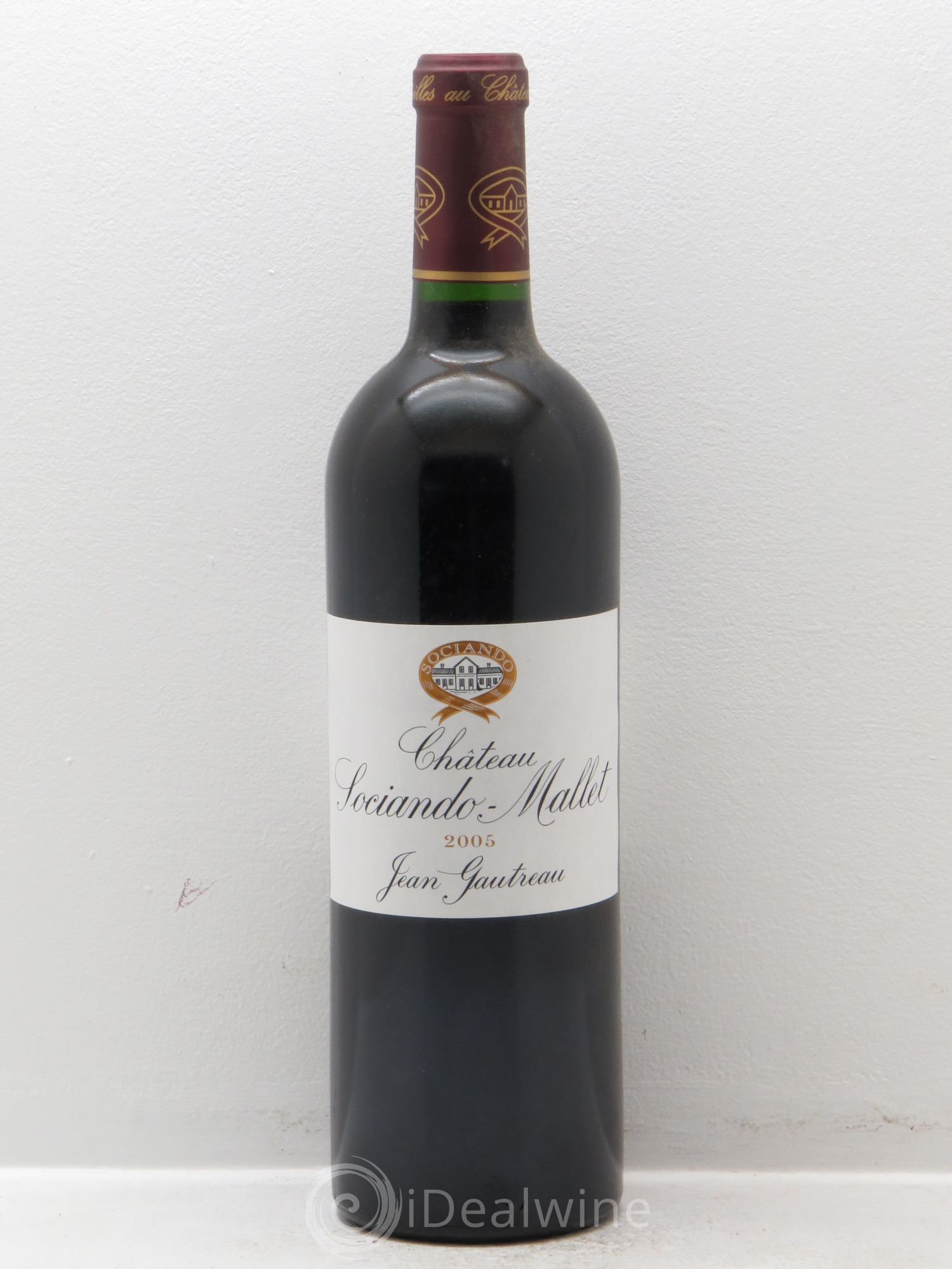Château Sociando Mallet 2005 - Lot de 1 bouteille - 0