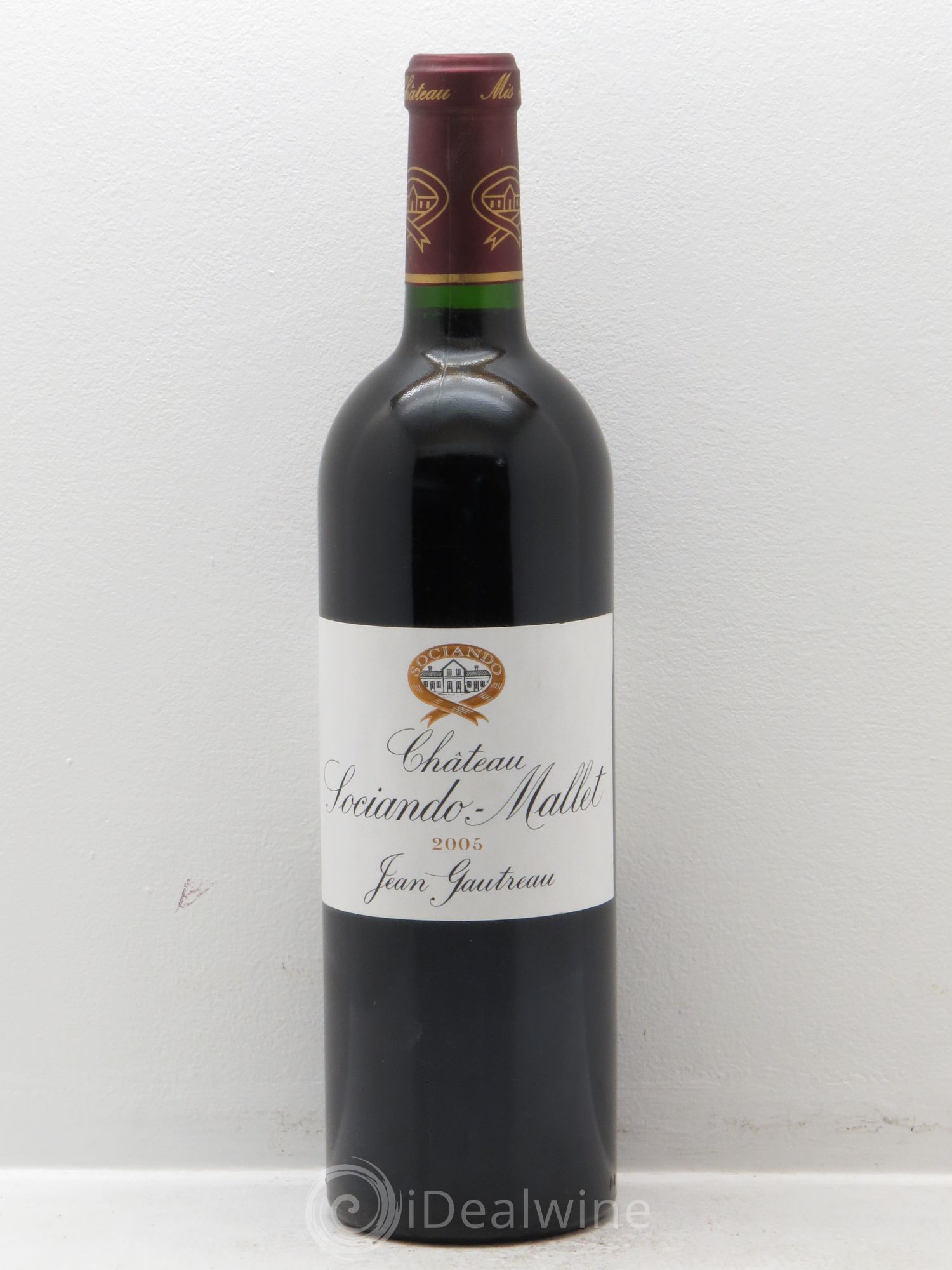 Château Sociando Mallet 2005 - Lot de 1 bouteille - 0