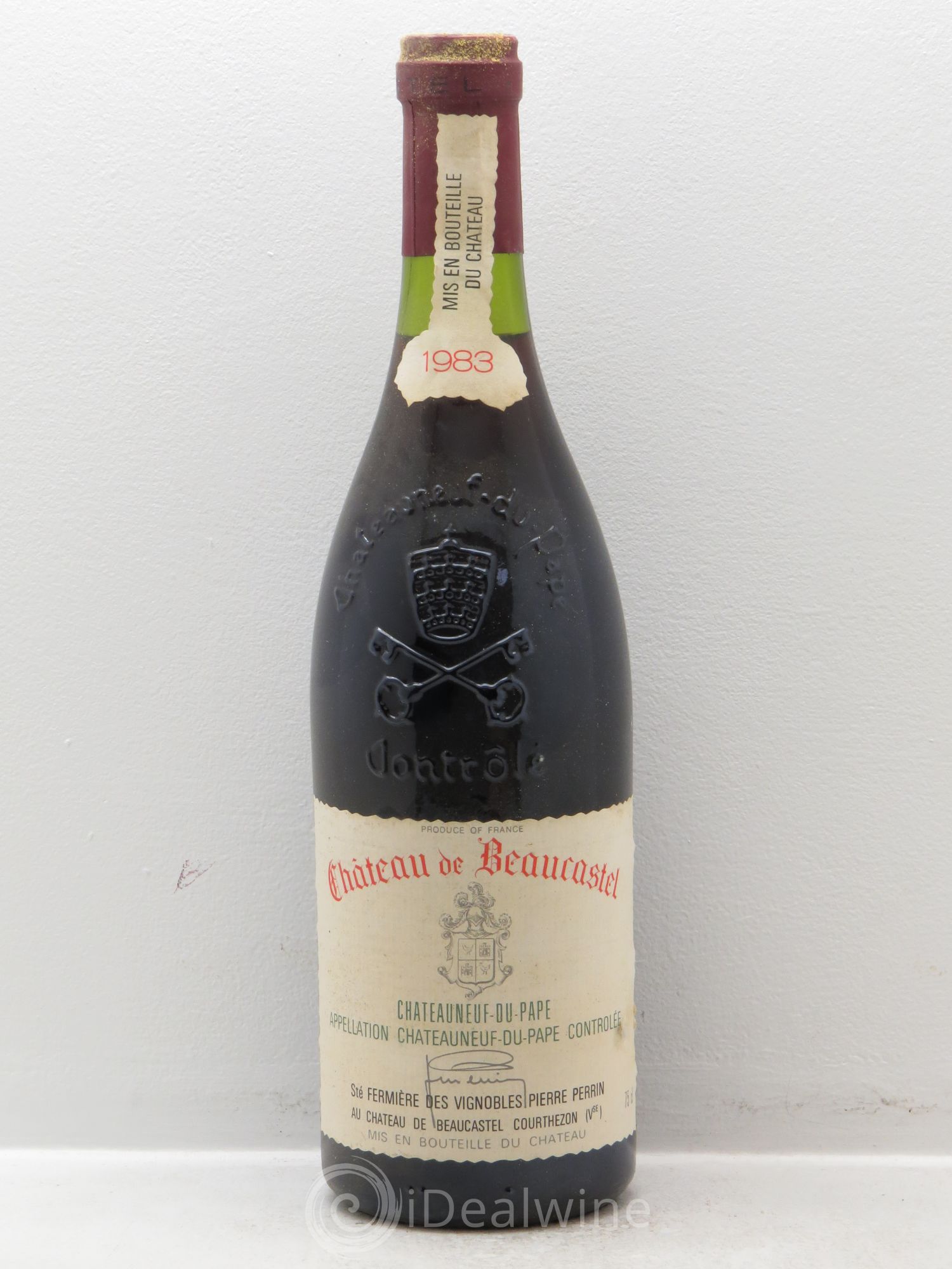 Châteauneuf-du-Pape Château de Beaucastel Famille Perrin 1983 - Lot de 1 bouteille - 0