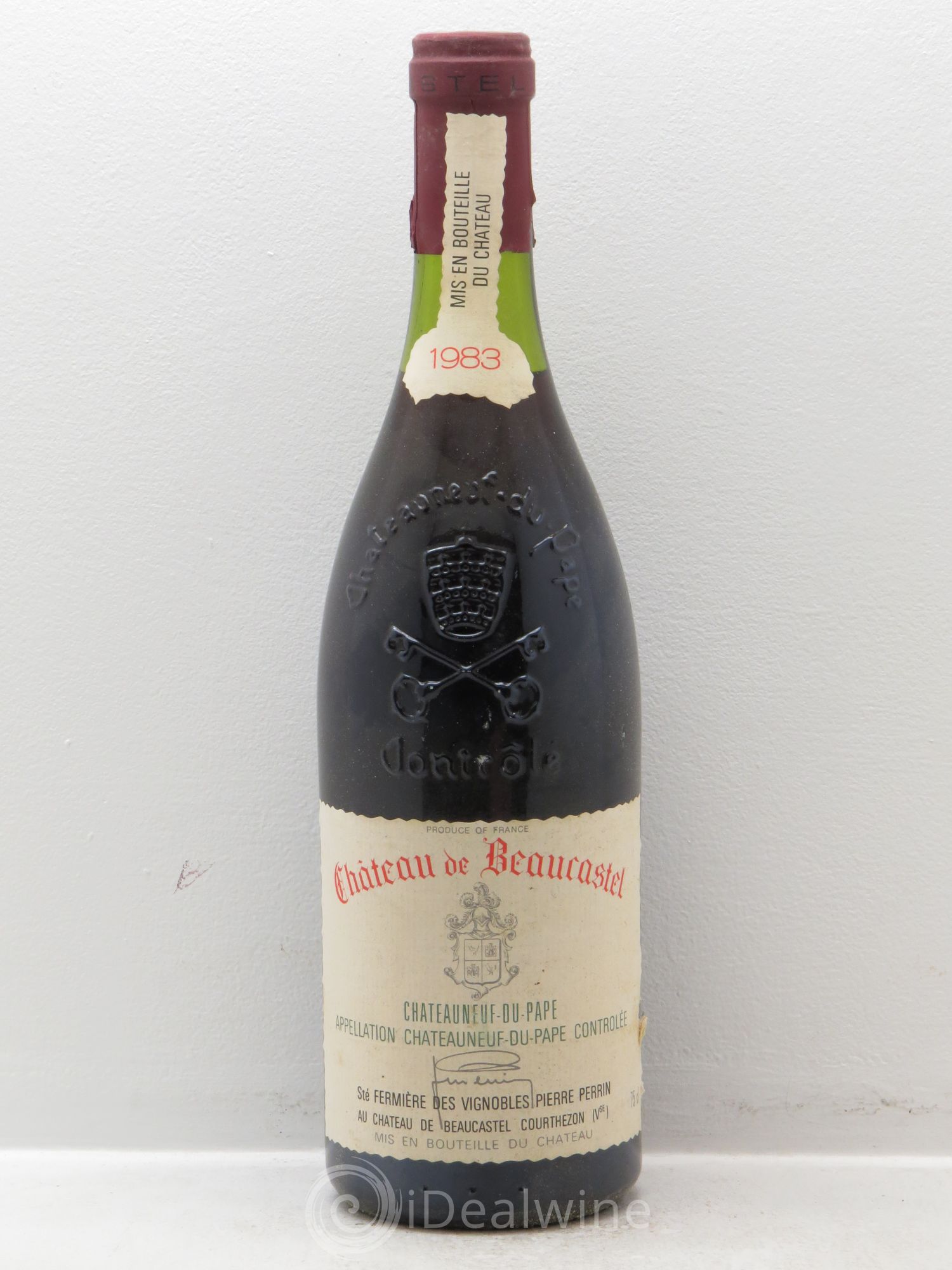 Châteauneuf-du-Pape Château de Beaucastel Famille Perrin 1983 - Lot de 1 bouteille - 0