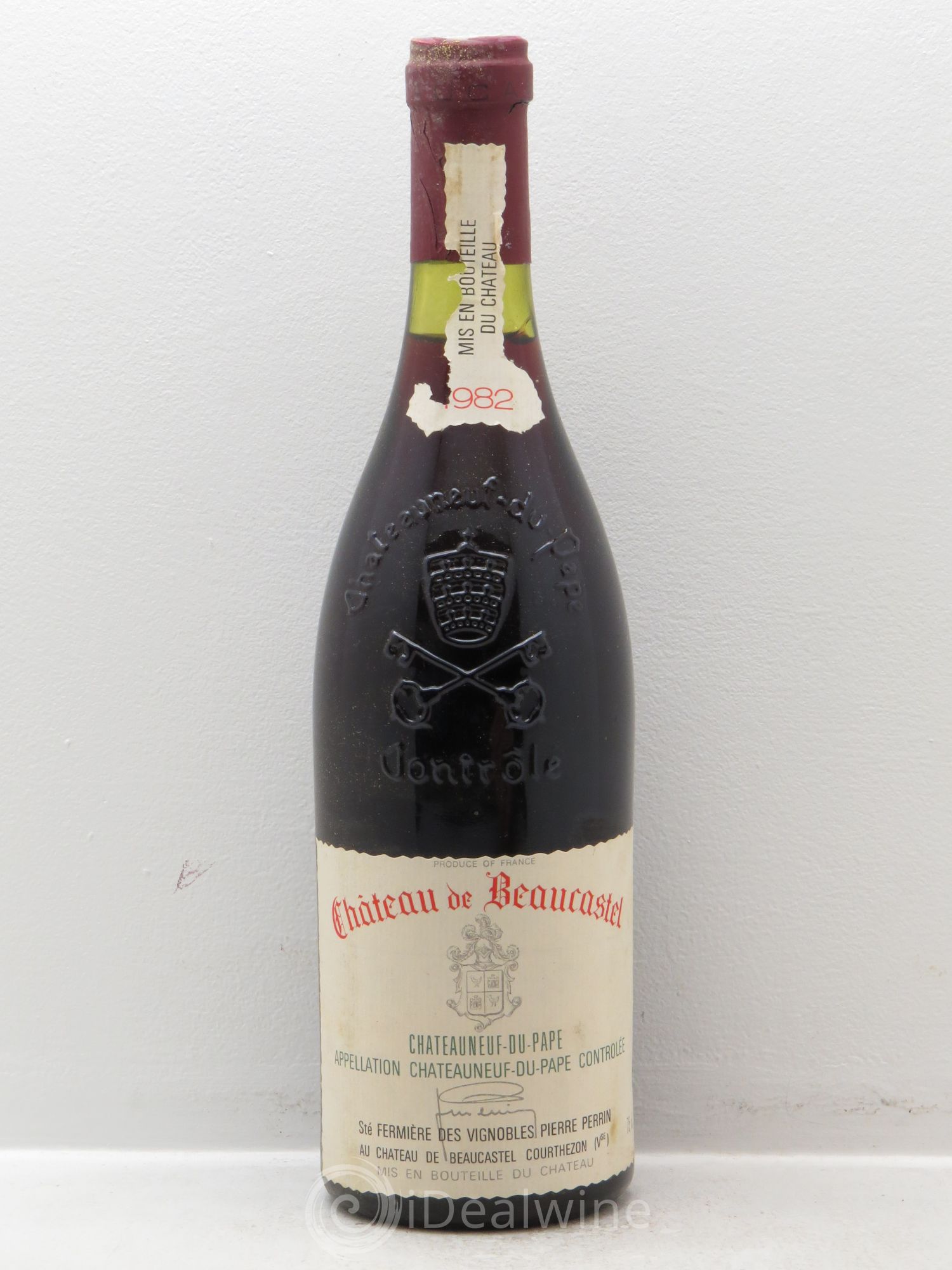 Châteauneuf-du-Pape Château de Beaucastel Famille Perrin 1982 - Lot de 1 bouteille - 0