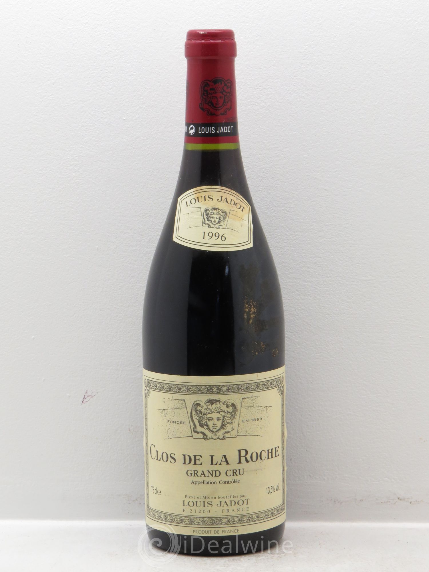 Clos de la Roche Grand Cru Maison Louis Jadot 1996 - Lot de 1 bouteille - 0