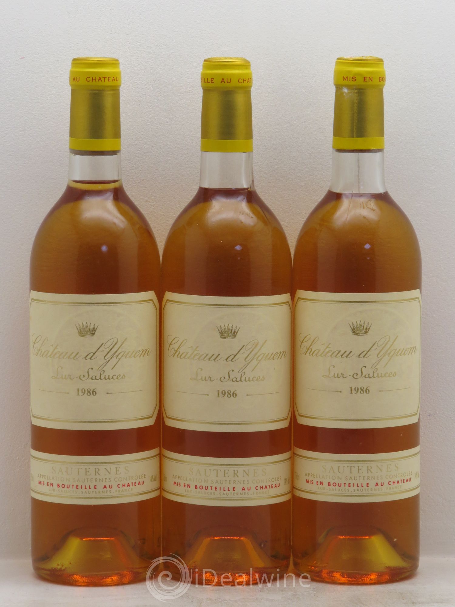 Château d' Yquem 1er Cru Classé Supérieur 1986 - Lotto di 6 bottiglie - 2
