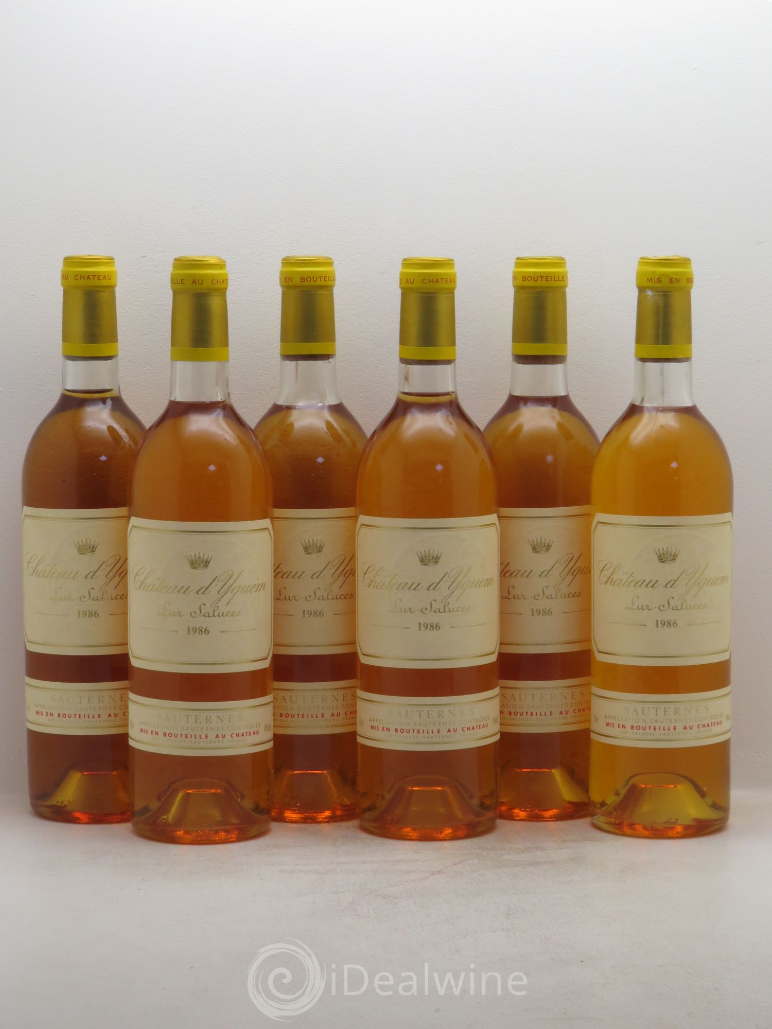 Château d' Yquem 1er Cru Classé Supérieur 1986 - Lotto di 6 bottiglie - 0