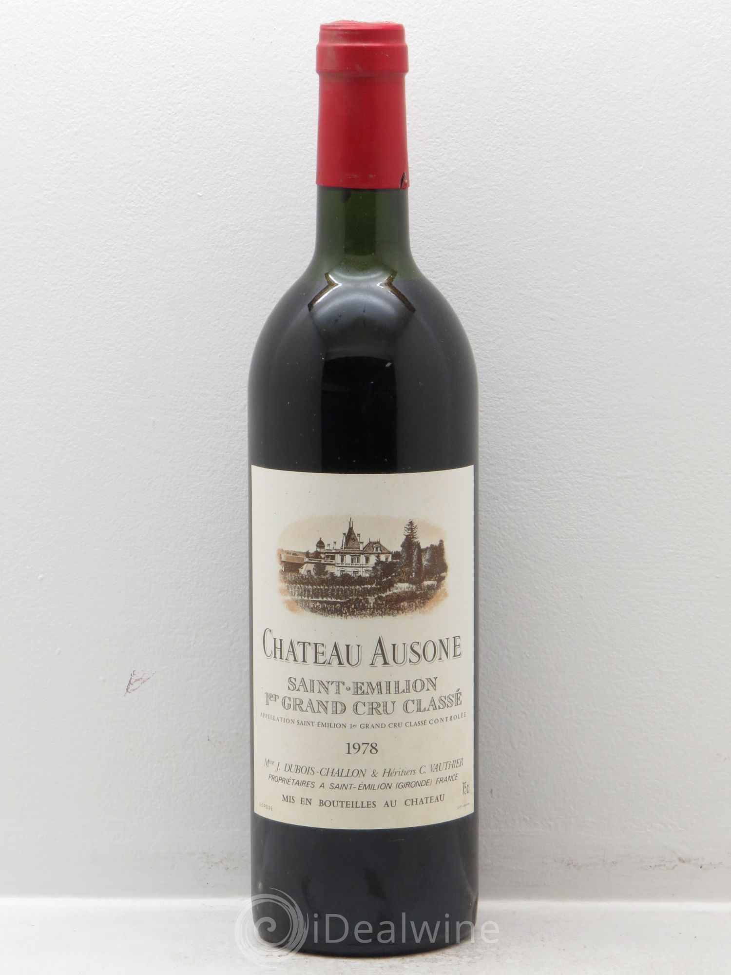 Château Ausone 1er Grand Cru Classé A 1978 - Lot de 1 bouteille - 0