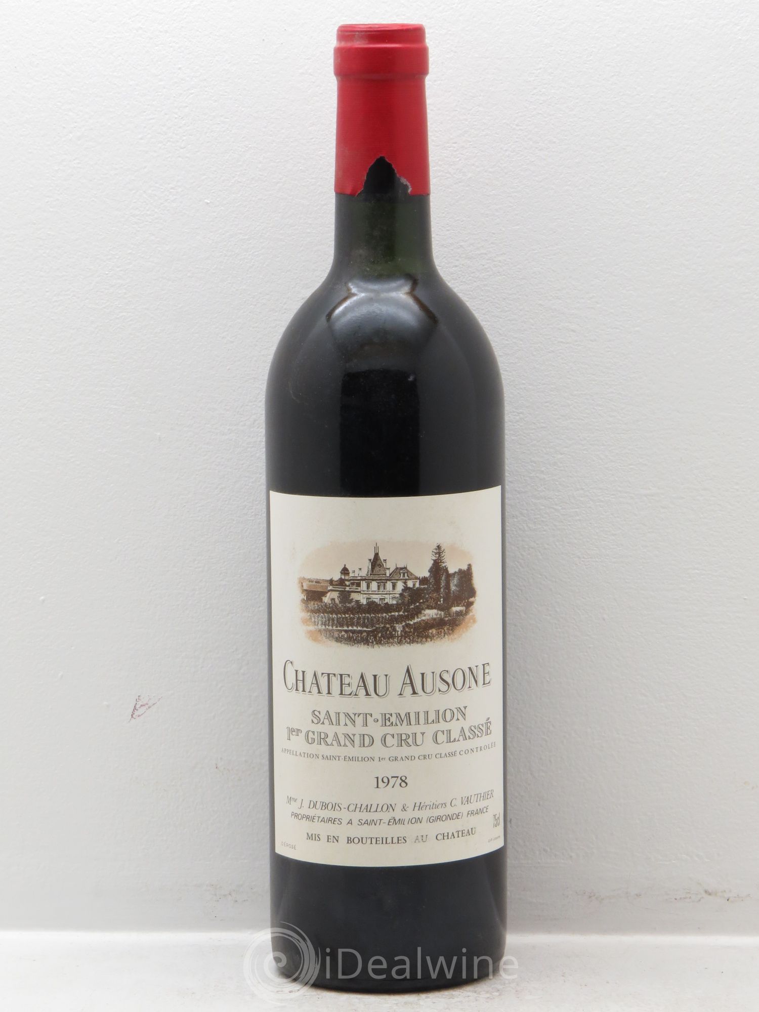 Château Ausone 1er Grand Cru Classé A 1978 - Lot de 1 bouteille - 0
