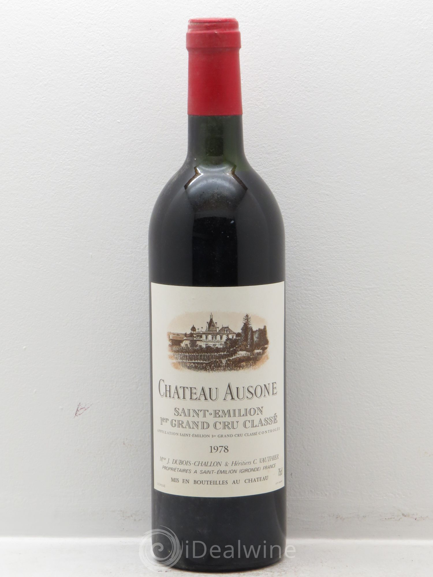 Château Ausone 1er Grand Cru Classé A 1978 - Lot de 1 bouteille - 0