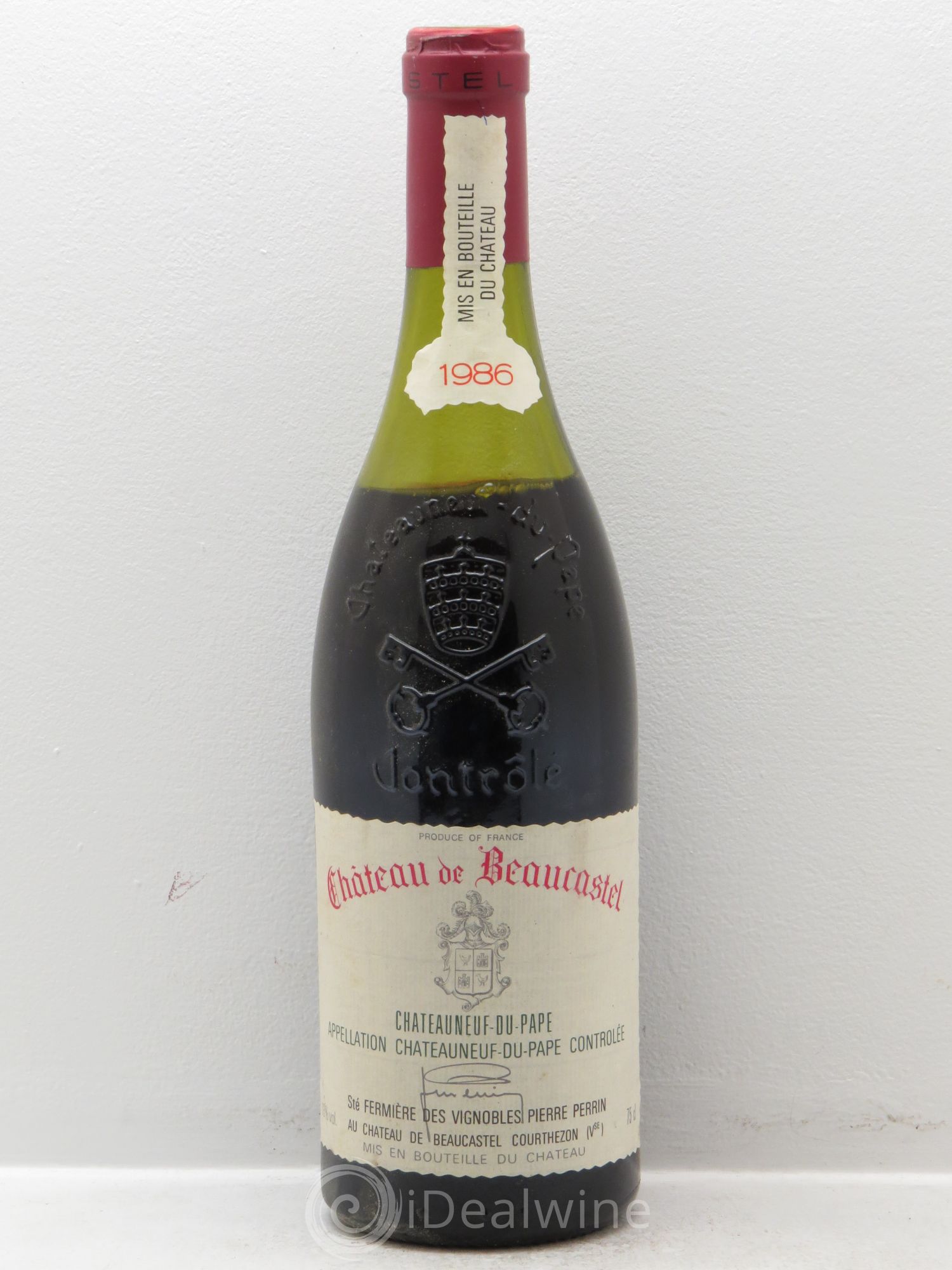 Châteauneuf-du-Pape Château de Beaucastel Famille Perrin 1986 - Lot de 1 bouteille - 0