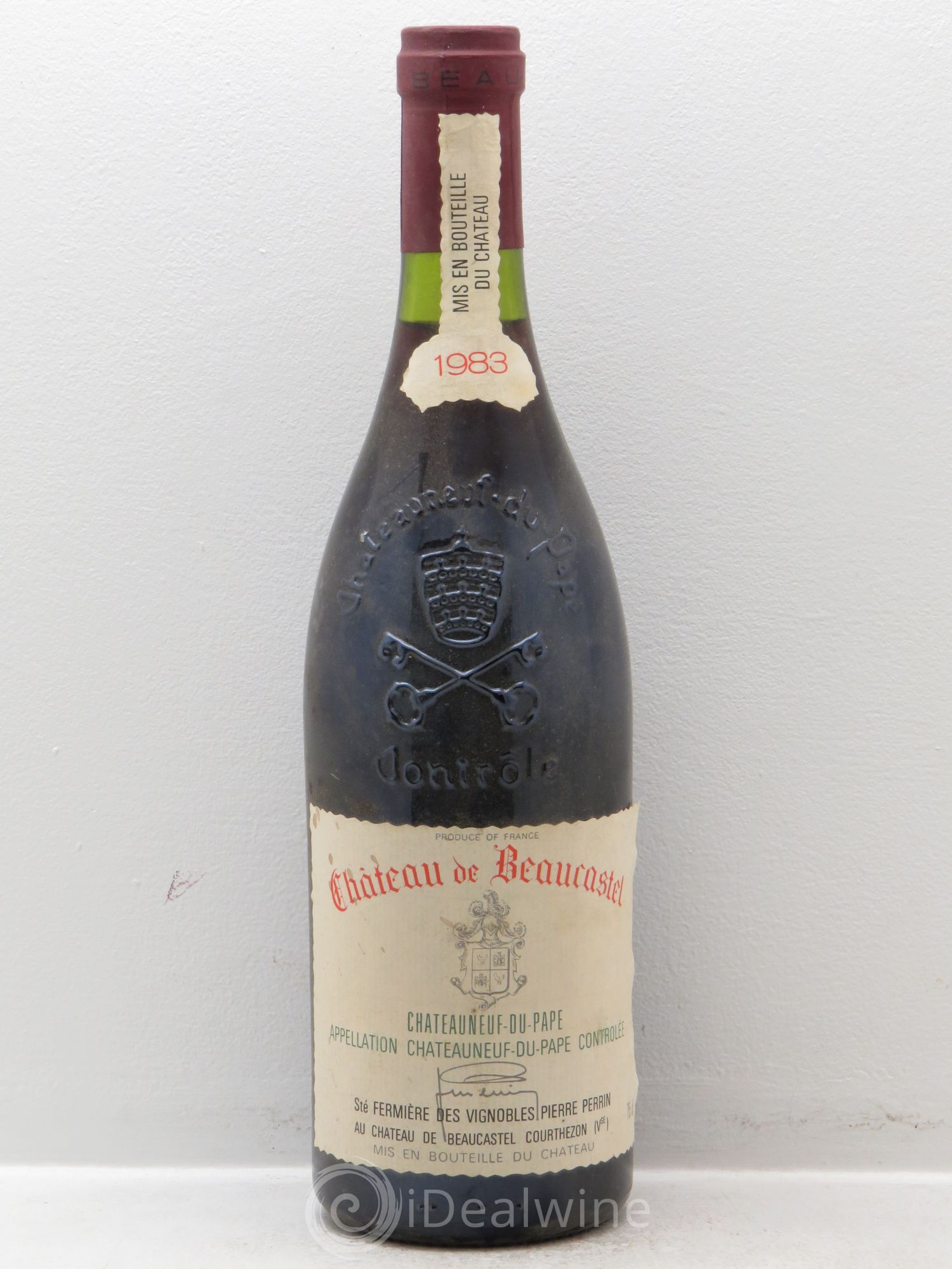Châteauneuf-du-Pape Château de Beaucastel Famille Perrin 1983 - Lot de 1 bouteille - 0