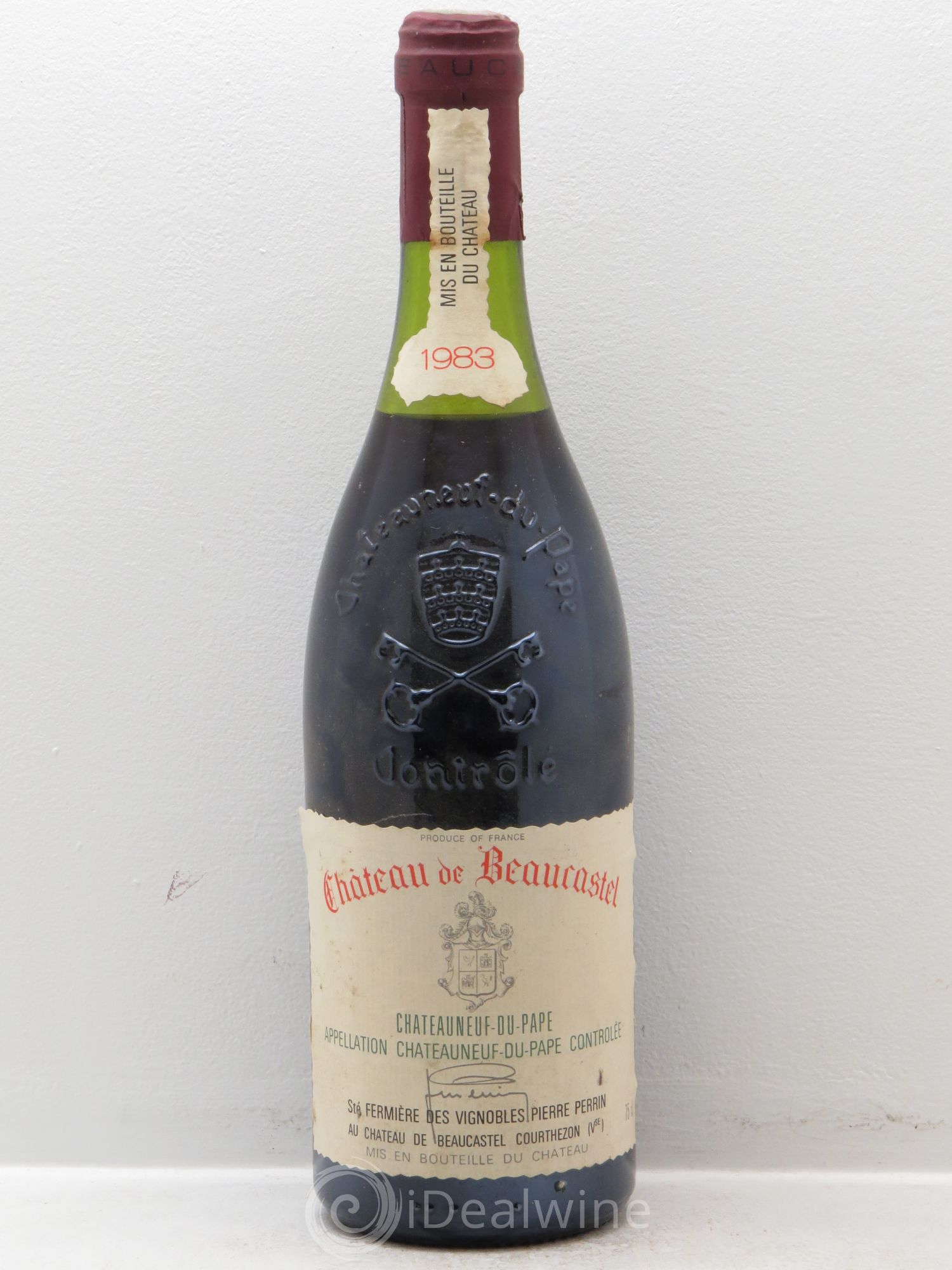 Châteauneuf-du-Pape Château de Beaucastel Famille Perrin 1983 - Lot de 1 bouteille - 0