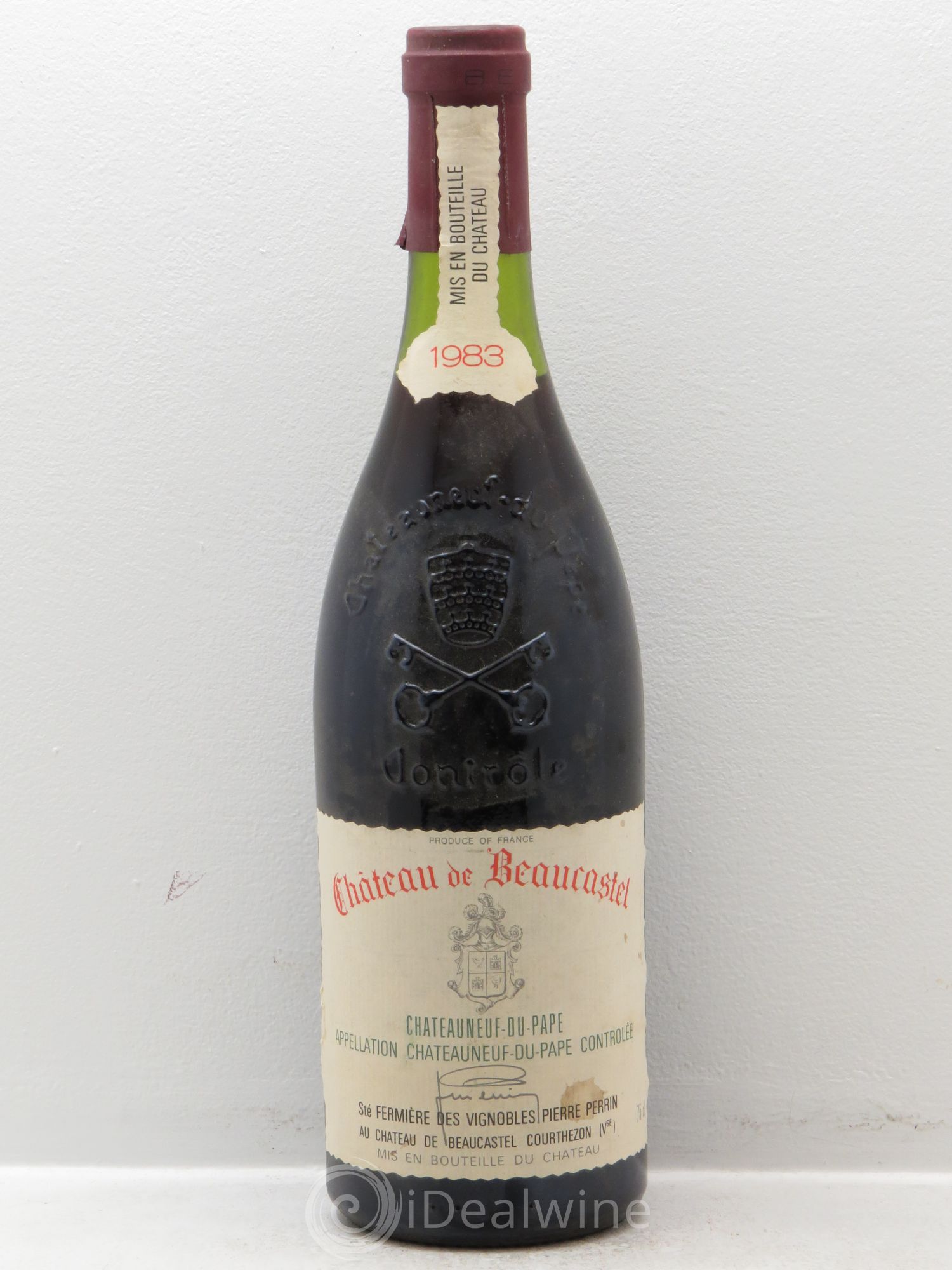 Châteauneuf-du-Pape Château de Beaucastel Famille Perrin 1983 - Lot de 1 bouteille - 0
