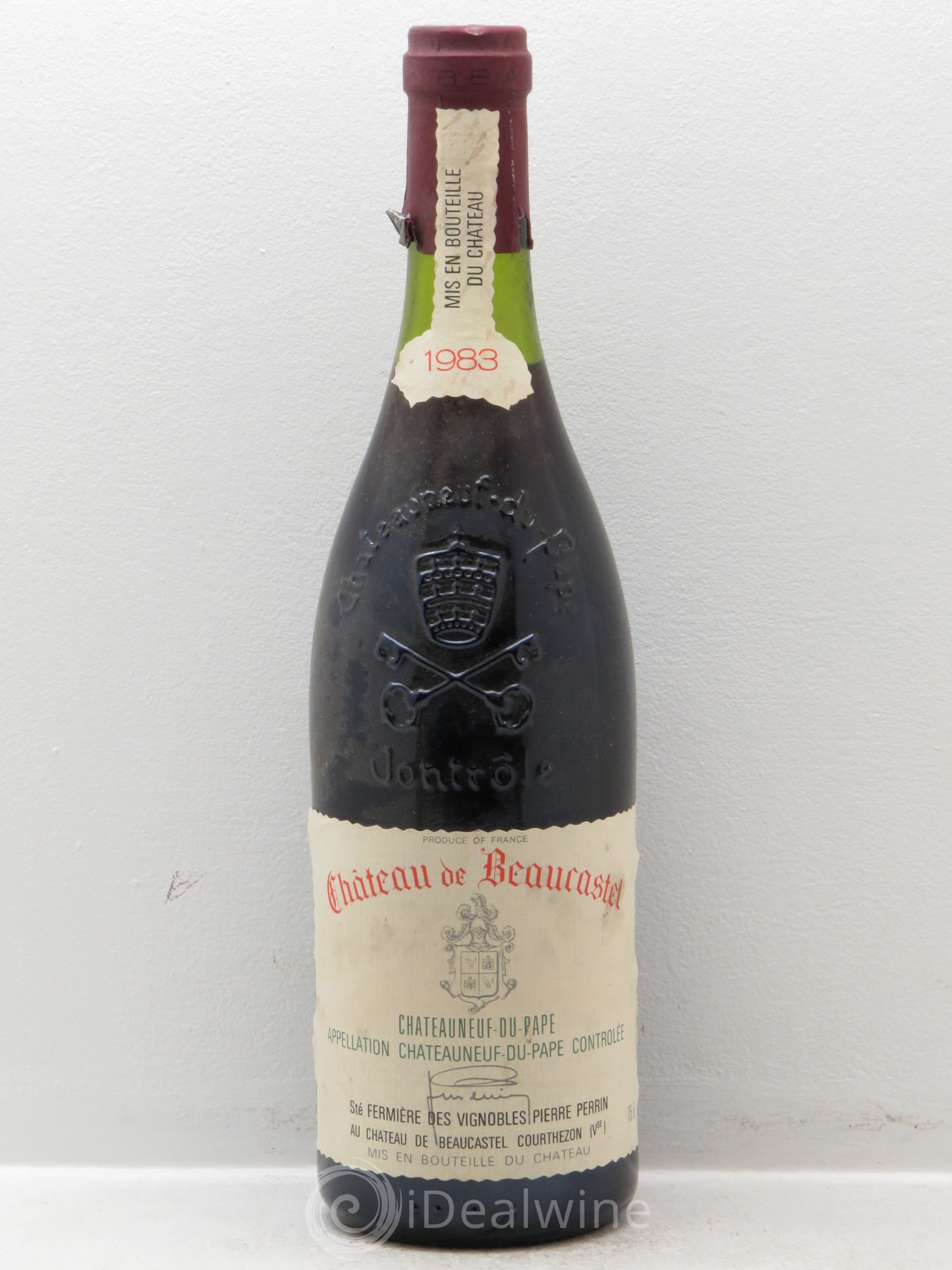 Châteauneuf-du-Pape Château de Beaucastel Famille Perrin 1983 - Lot de 1 bouteille - 0