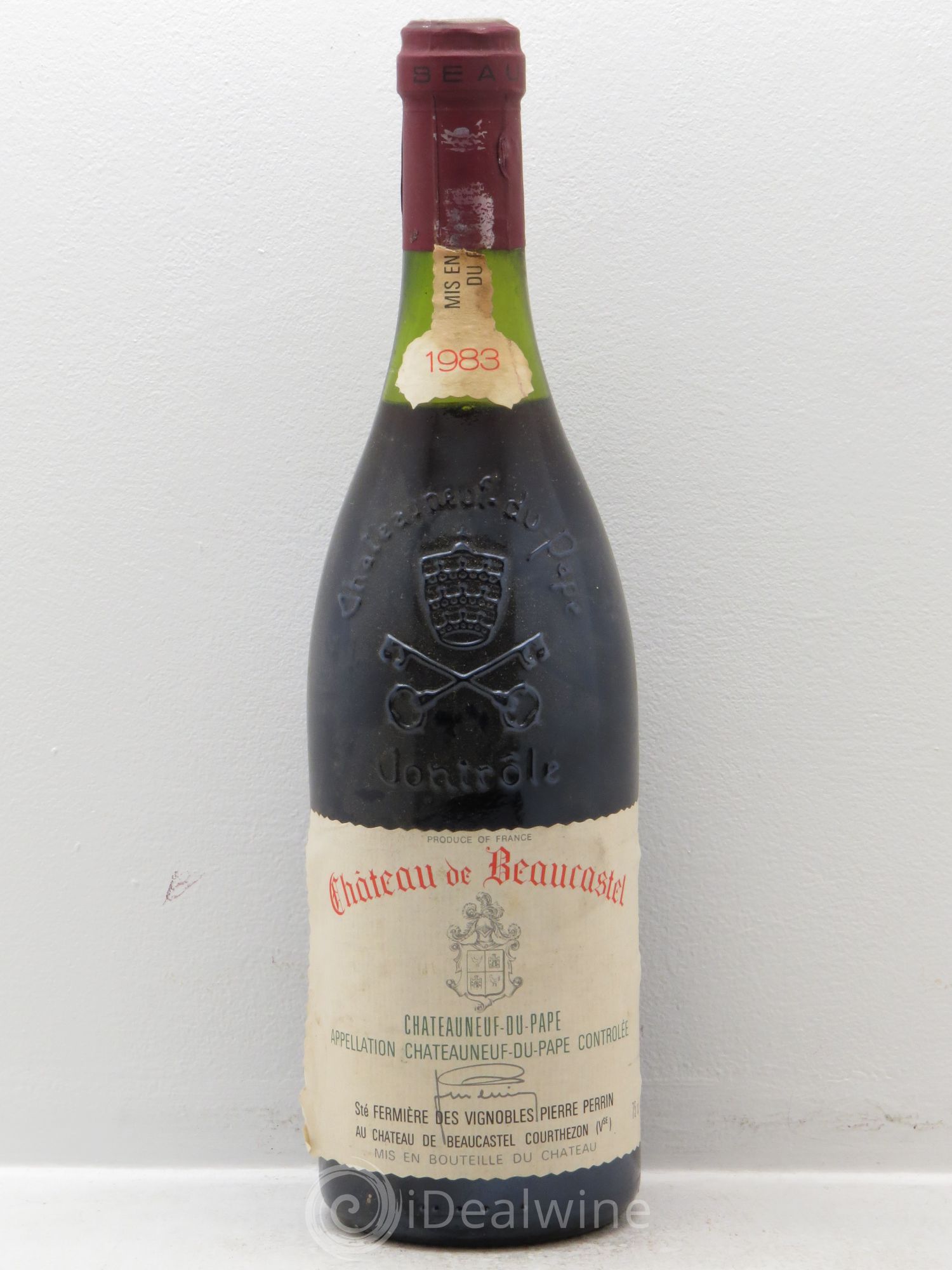 Châteauneuf-du-Pape Château de Beaucastel Famille Perrin 1983 - Lot de 1 bouteille - 0