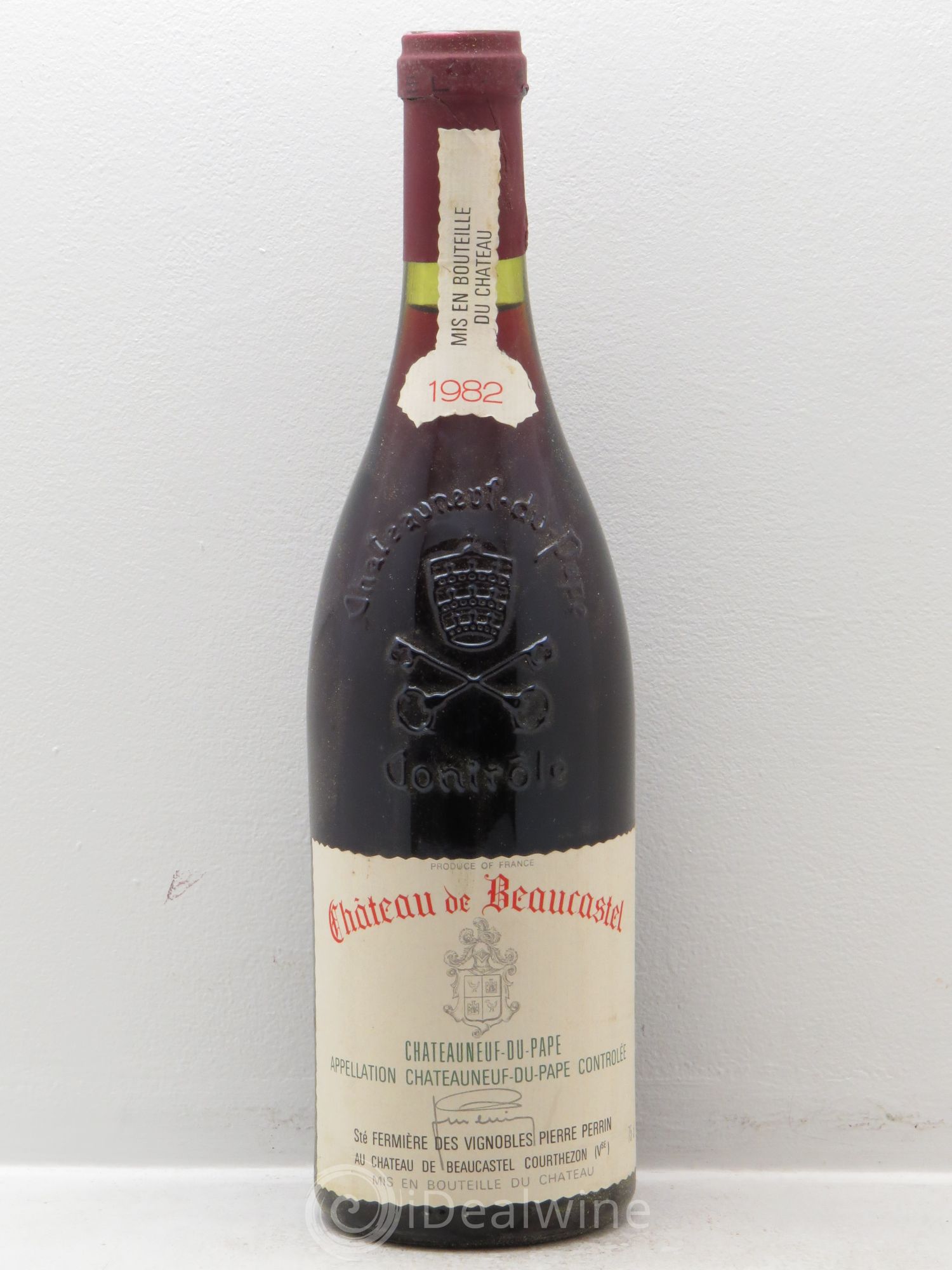 Châteauneuf-du-Pape Château de Beaucastel Famille Perrin 1982 - Lot de 1 bouteille - 0