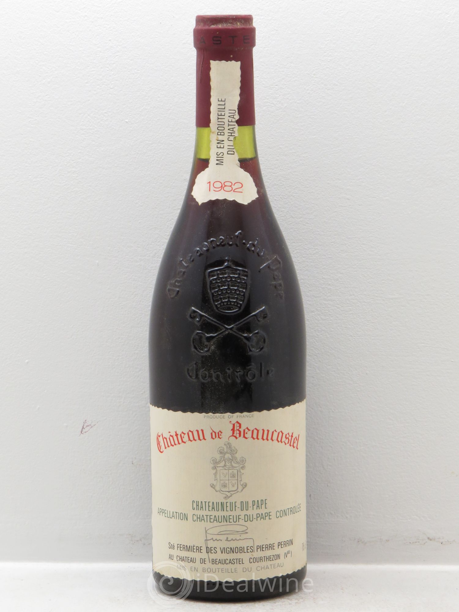 Châteauneuf-du-Pape Château de Beaucastel Famille Perrin 1982 - Lot de 1 bouteille - 0