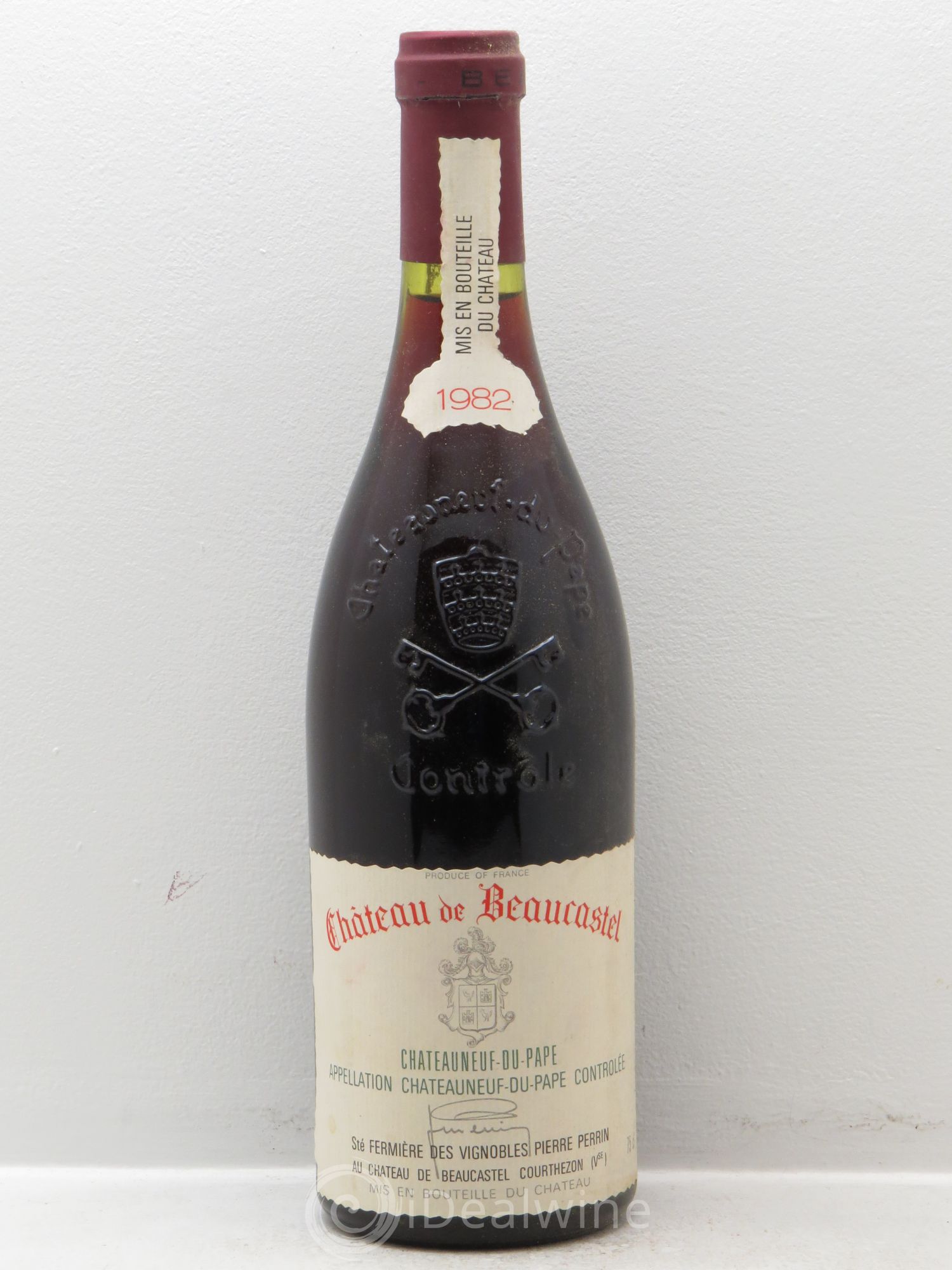 Châteauneuf-du-Pape Château de Beaucastel Famille Perrin 1982 - Lot de 1 bouteille - 0