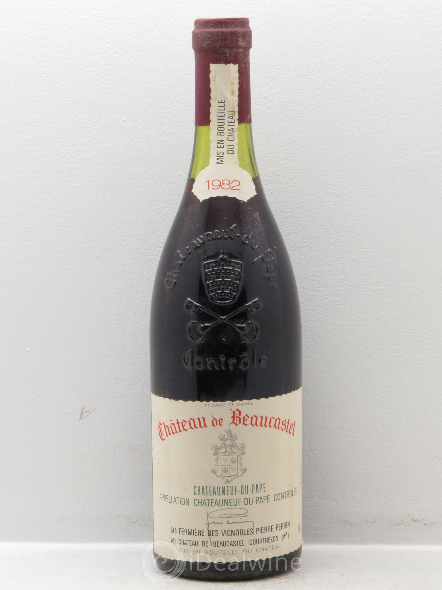 Châteauneuf-du-Pape Château de Beaucastel Famille Perrin 1982 - Lot de 1 bouteille - 0