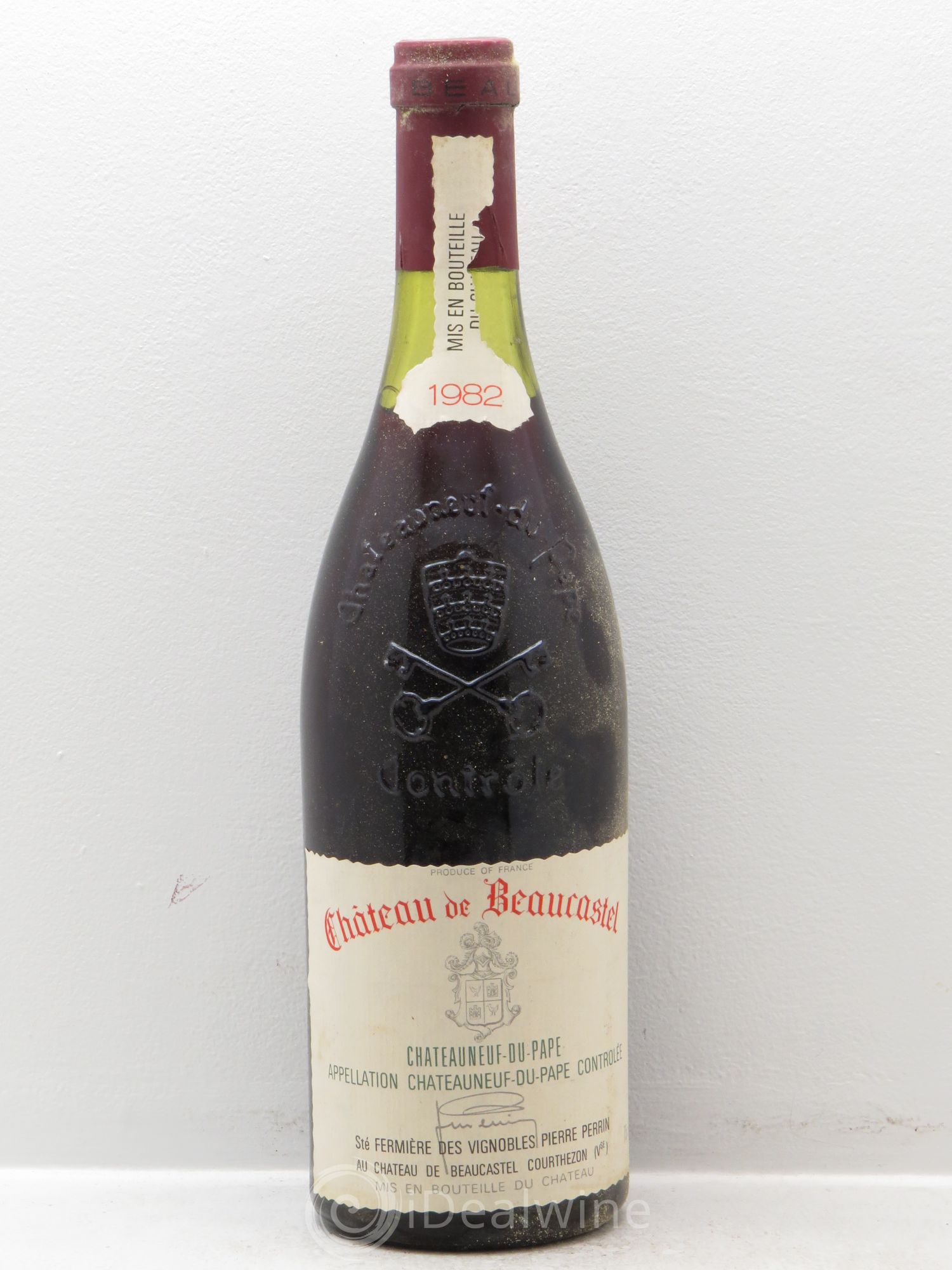 Châteauneuf-du-Pape Château de Beaucastel Famille Perrin 1982 - Lot de 1 bouteille - 0