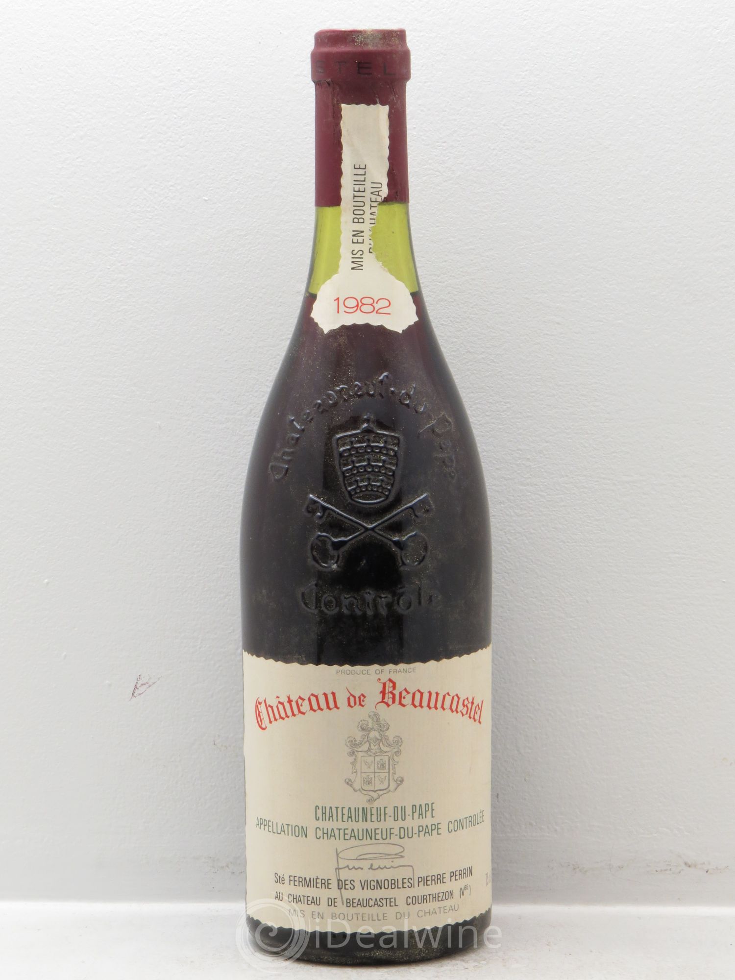 Châteauneuf-du-Pape Château de Beaucastel Famille Perrin 1982 - Lot de 1 bouteille - 0