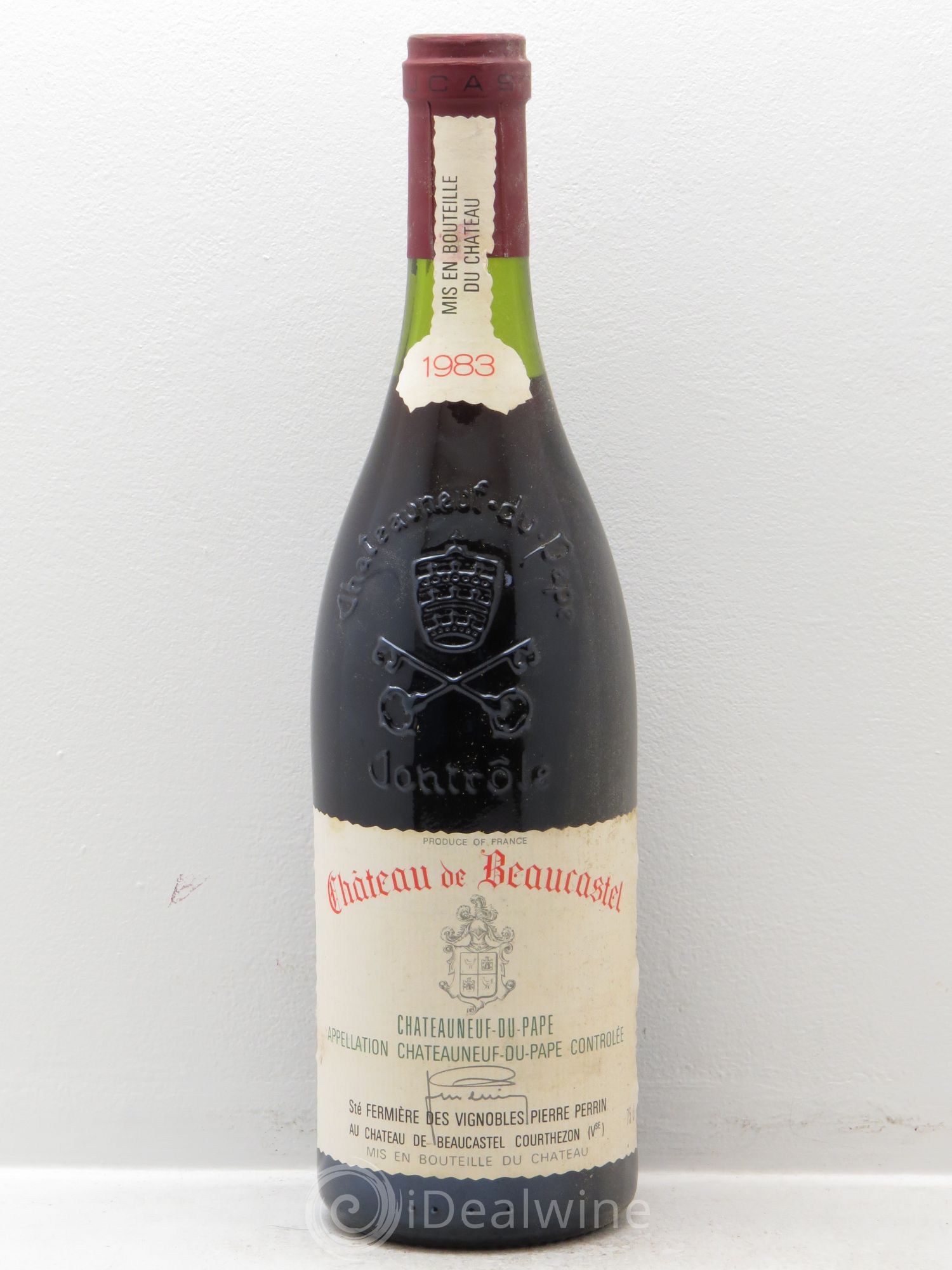 Châteauneuf-du-Pape Château de Beaucastel Famille Perrin 1983 - Lot de 1 bouteille - 0
