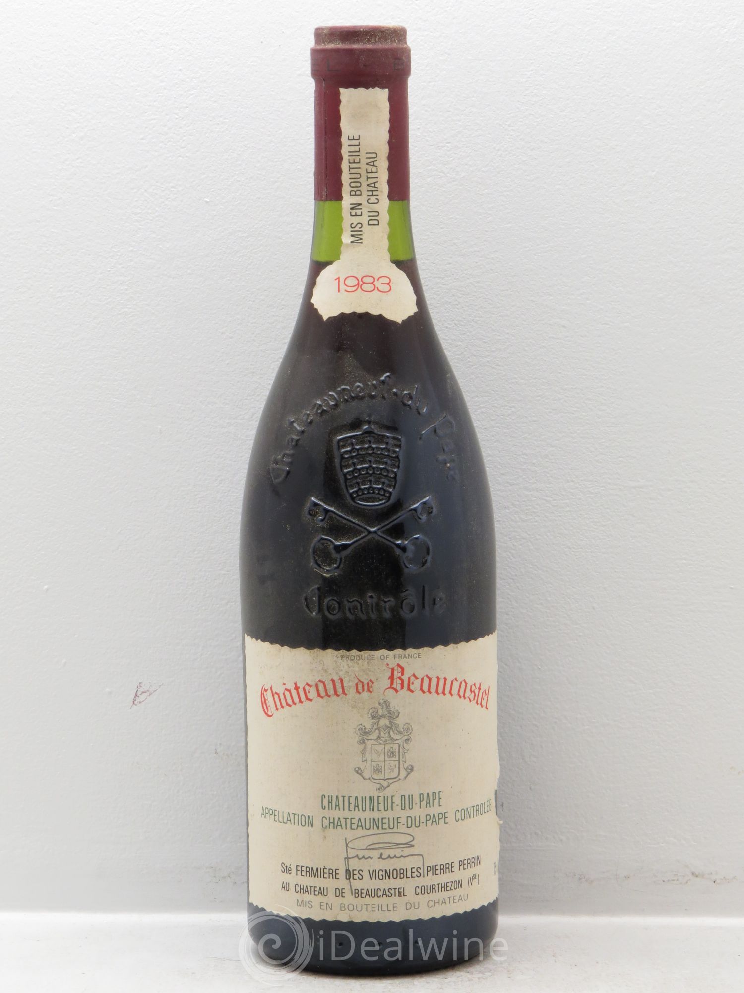 Châteauneuf-du-Pape Château de Beaucastel Famille Perrin 1983 - Lot de 1 bouteille - 0