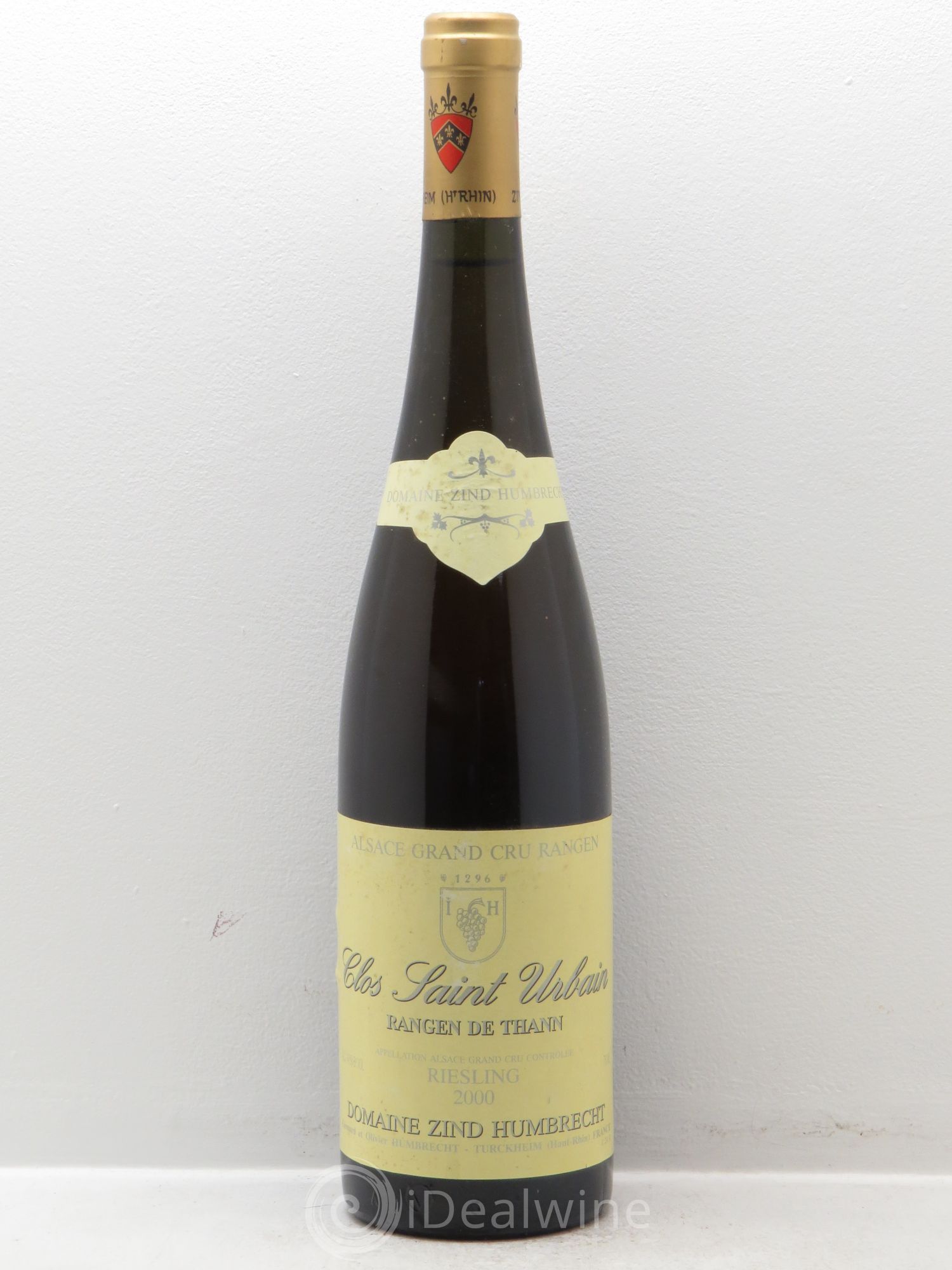 Alsace Riesling Grand Cru Rangen de Thann Clos Saint Urbain Zind-Humbrecht (Domaine) 2000 - Lot de 1 bouteille - 0