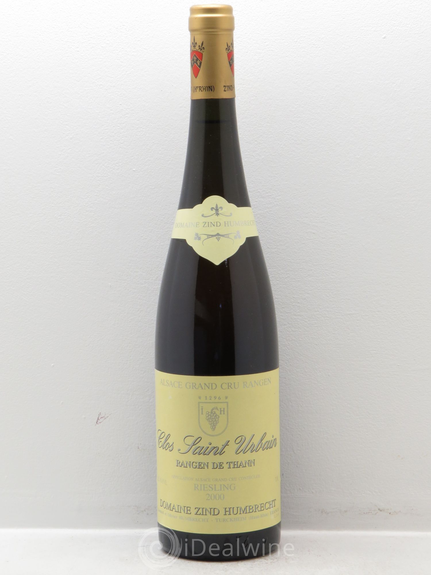 Alsace Riesling Grand Cru Rangen de Thann Clos Saint Urbain Zind-Humbrecht (Domaine) 2000 - Lot de 1 bouteille - 0