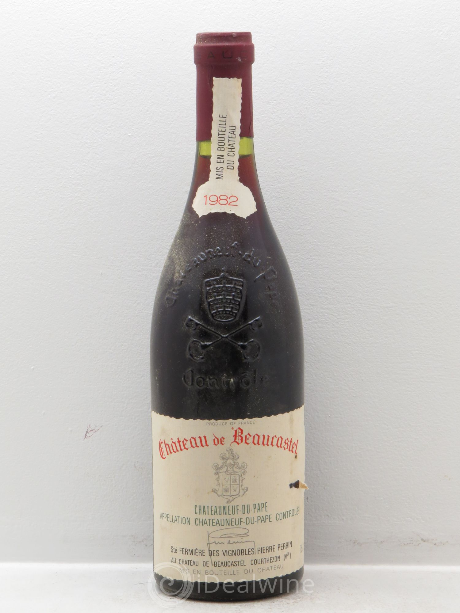 Châteauneuf-du-Pape Château de Beaucastel Famille Perrin 1982 - Lot de 1 bouteille - 0