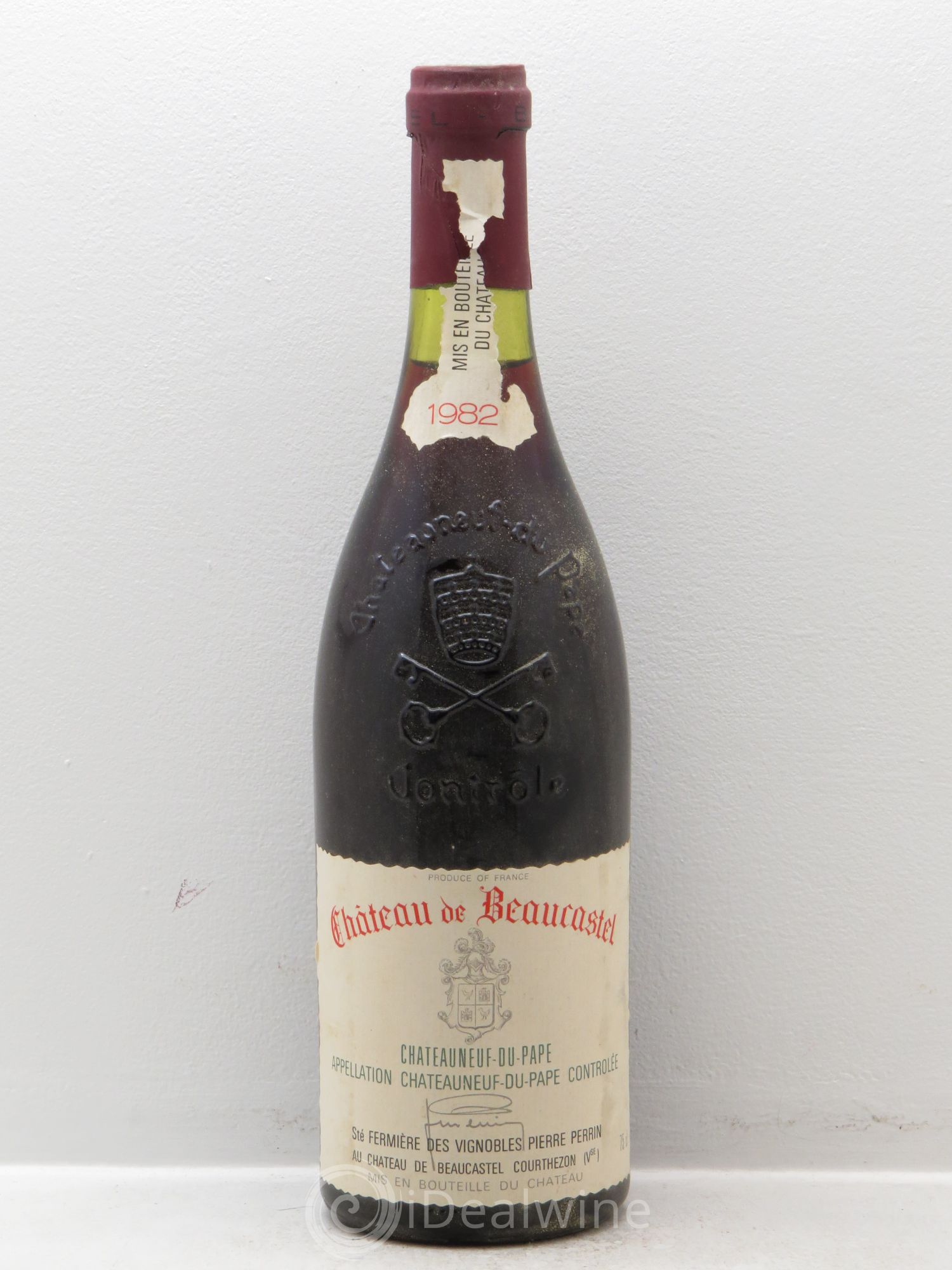 Châteauneuf-du-Pape Château de Beaucastel Famille Perrin 1982 - Lot de 1 bouteille - 0