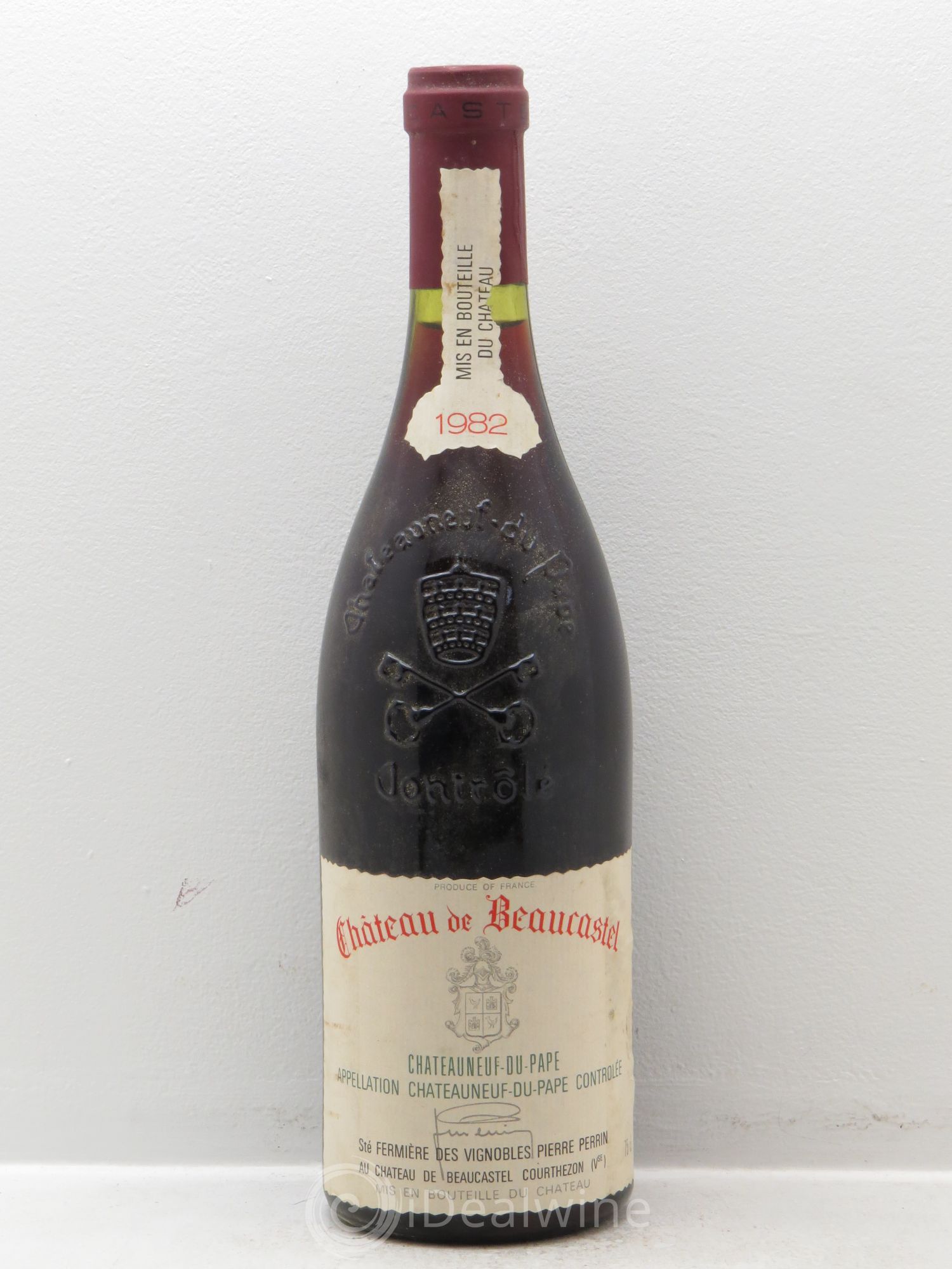 Châteauneuf-du-Pape Château de Beaucastel Famille Perrin 1982 - Lot de 1 bouteille - 0