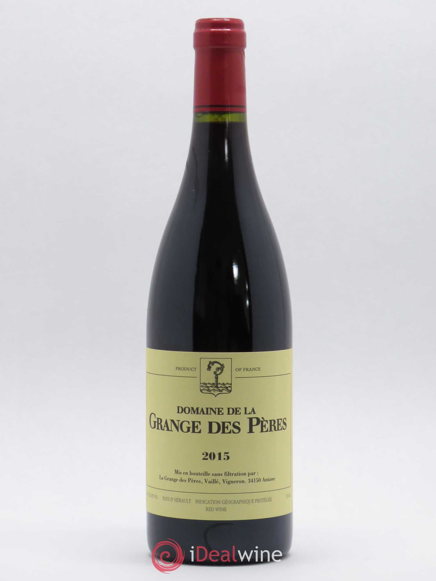 Pays d'Hérault Grange des Pères Laurent Vaillé 2015 - Lot de 1 bouteille - 0