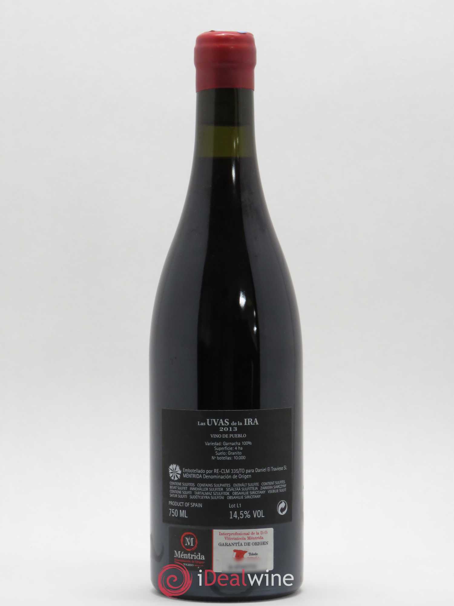 Espagne Vino de Pueblo Las Uvas de la Ira Daniel Gomez Gimenez Landi 2013 - Posten von 1 Flasche - 1