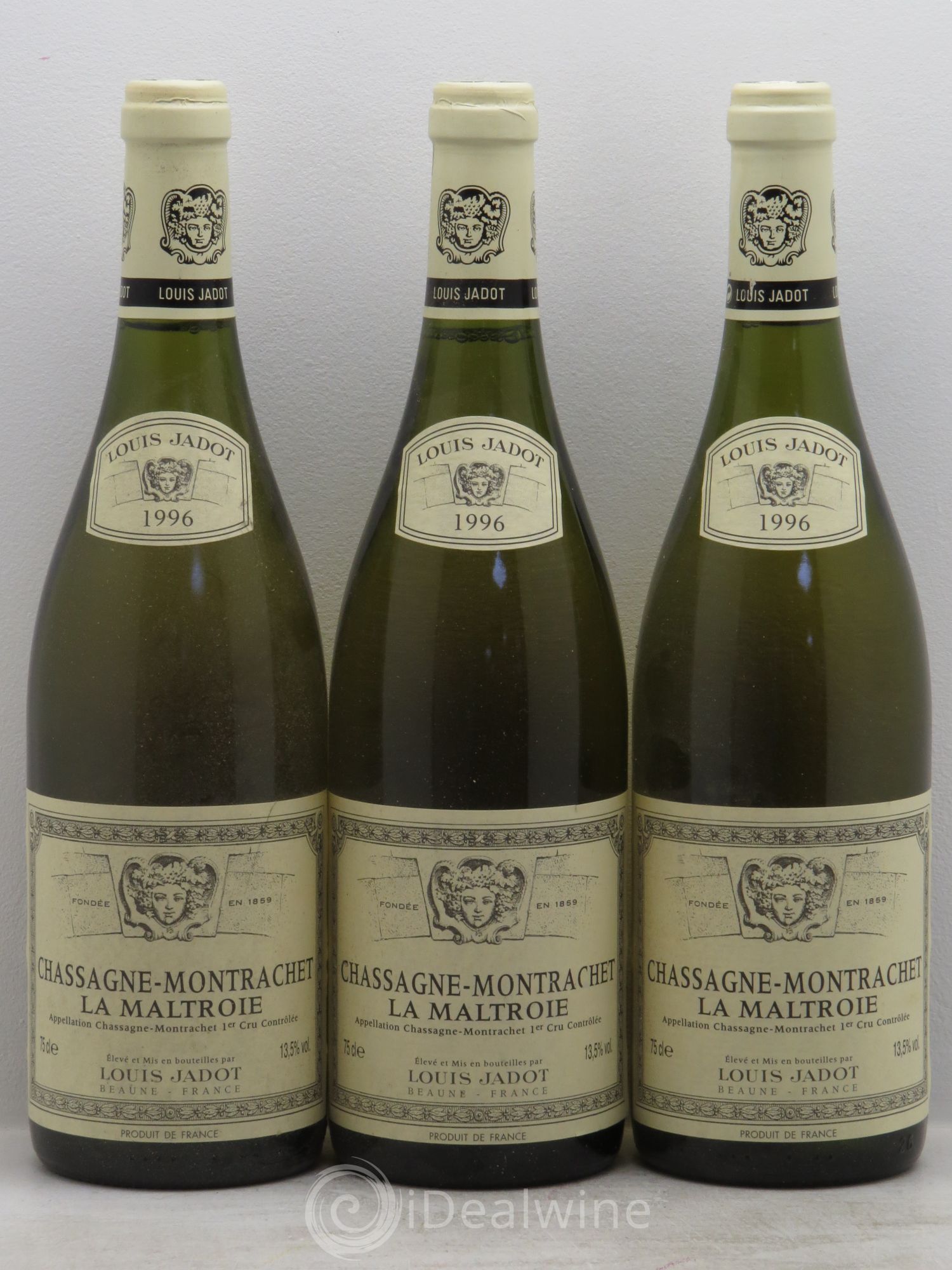Chassagne-Montrachet 1er Cru 1996 - Lot de 3 bouteilles - 0