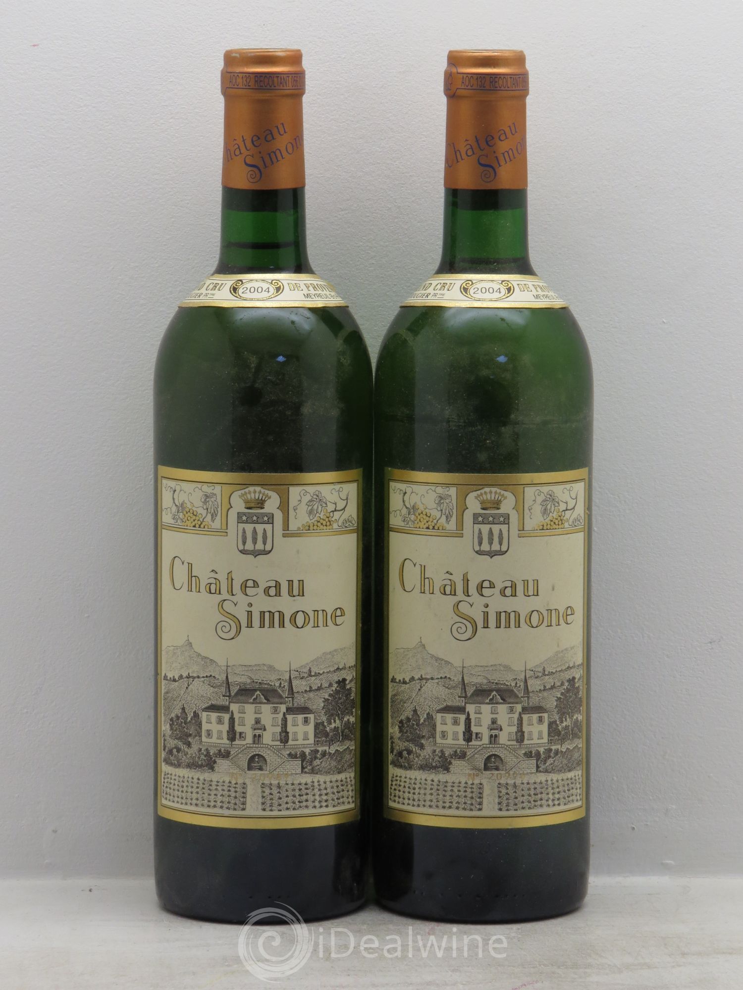 Palette Château Simone Famille Rougier 2004 - Lot de 2 bouteilles - 0